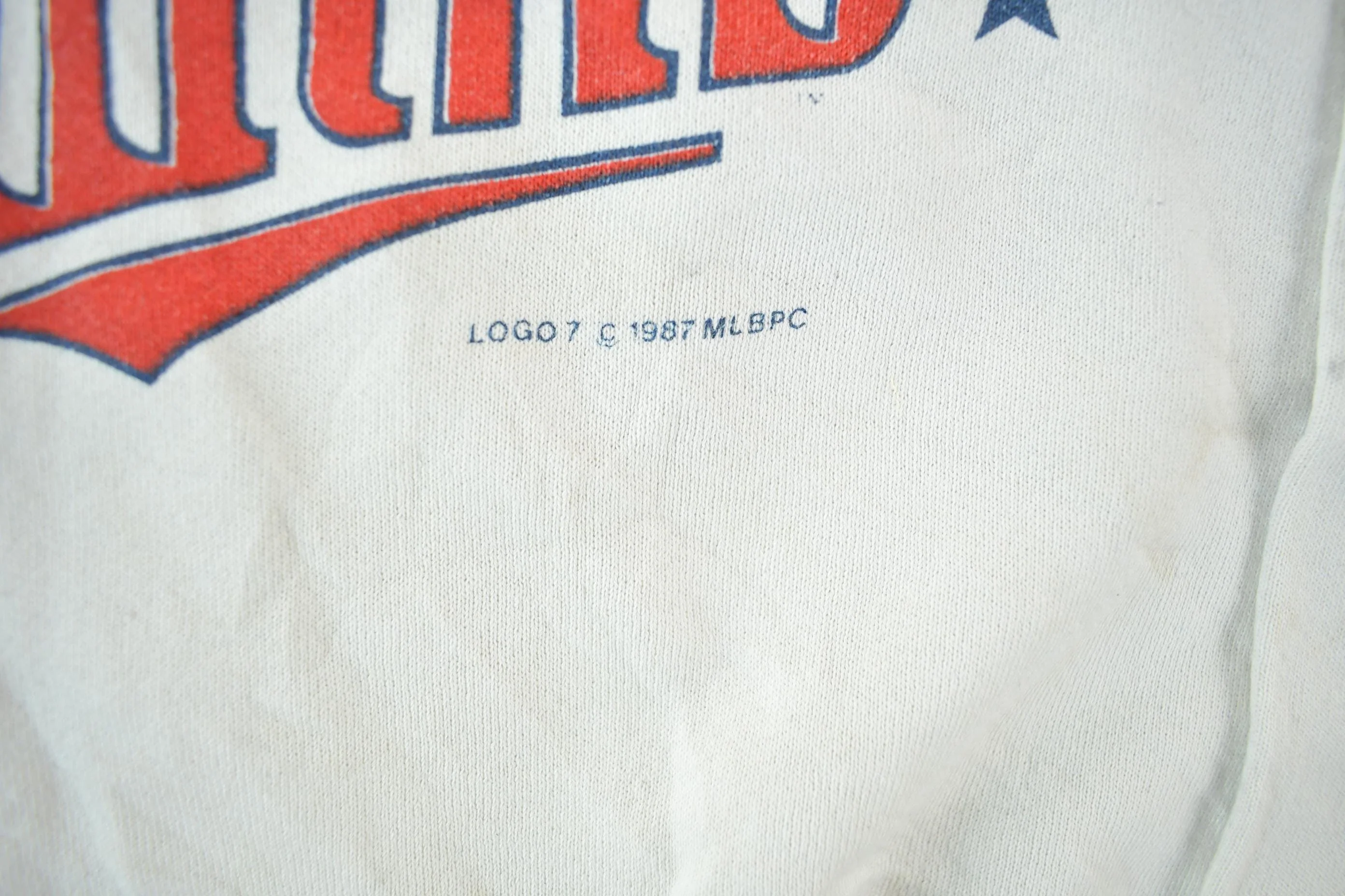 Vintage 1987 Minnesota Twins MLB Crewneck Sweatshirt Men's Large - Image 4