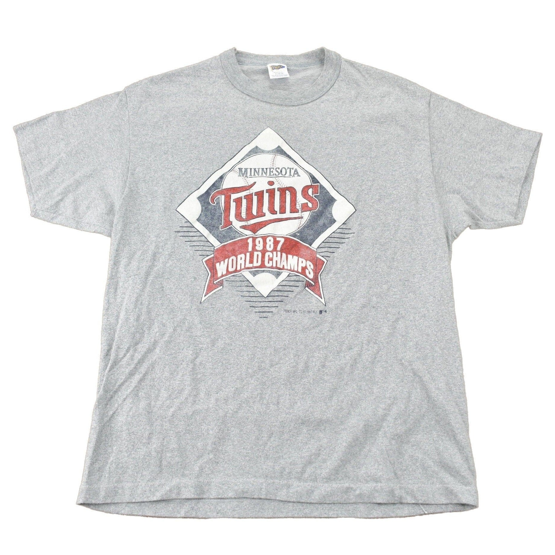 Vintage 1987 Minnesota Twins MLB World Champions Graphic T-Shirt Men's Medium
