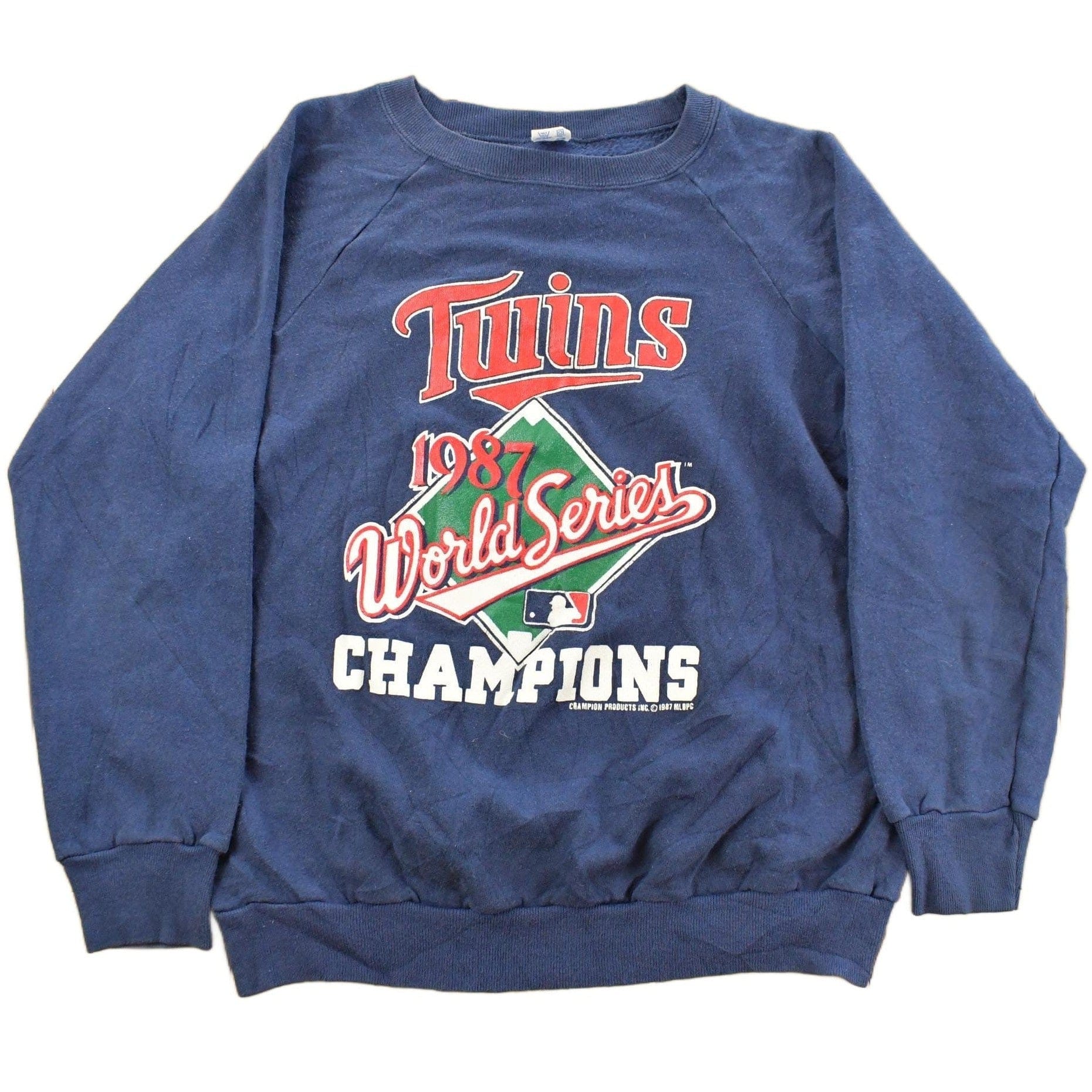 Vintage 1987 Minnesota Twins World Series Champion MLB Crewneck Sweatshirt Men's M