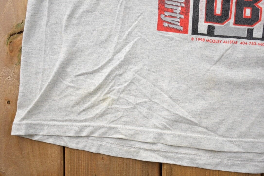 Vintage 1988 Atlanta Jamal Anderson Dirty Bird NFL T-Shirt Men's Large - Image 7