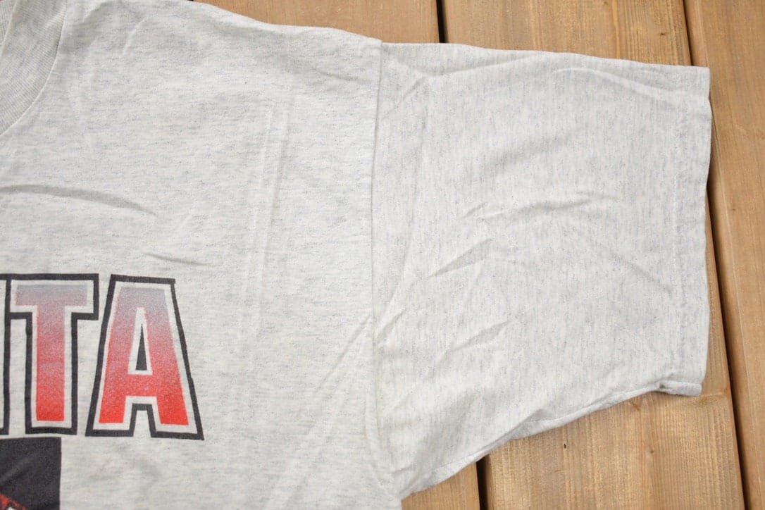Vintage 1988 Atlanta Jamal Anderson Dirty Bird NFL T-Shirt Men's Large - Image 8