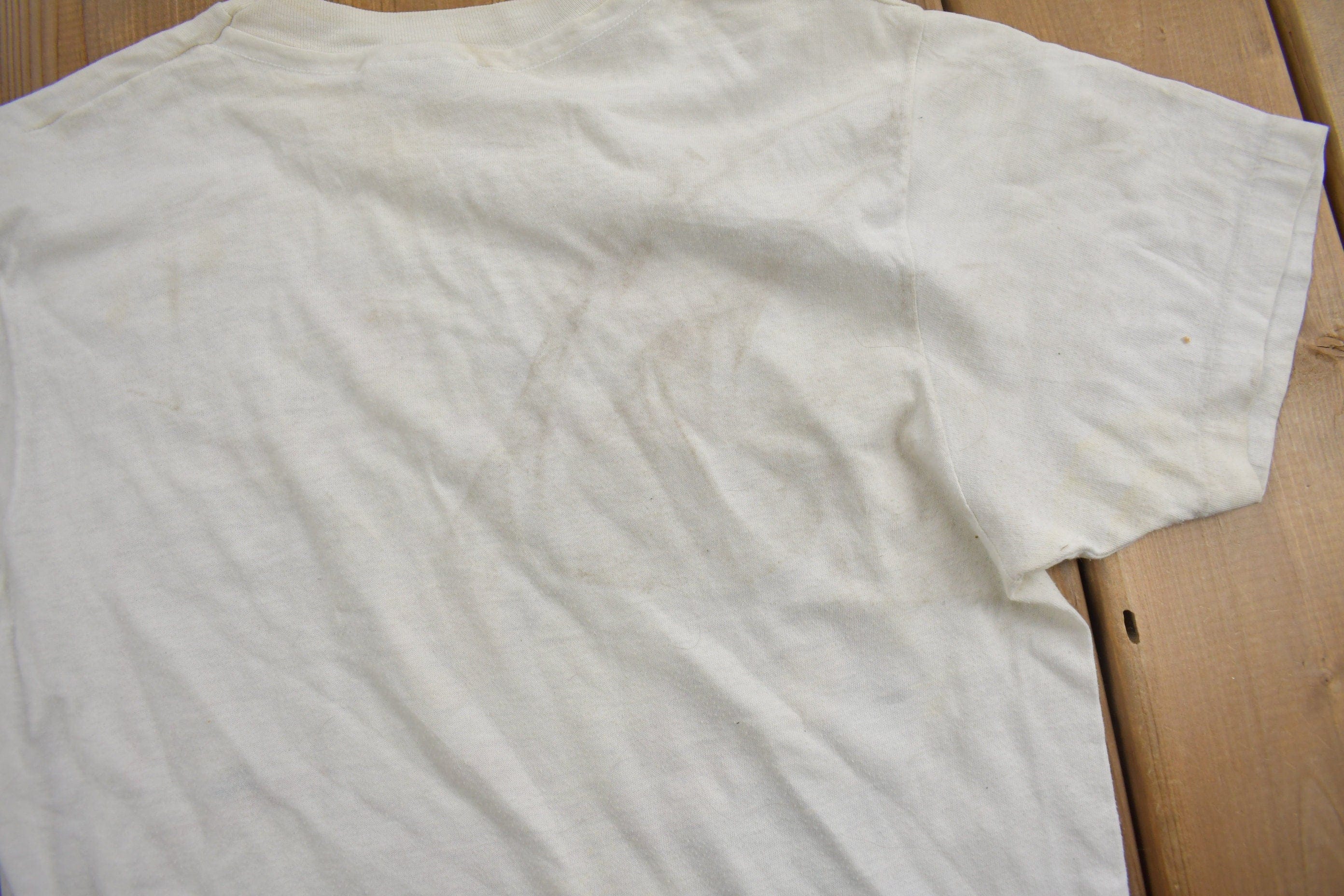 Vintage 1988 Detroit Red Wings Bob Probert Knock Out Champ T-Shirt Men's Small - Image 5