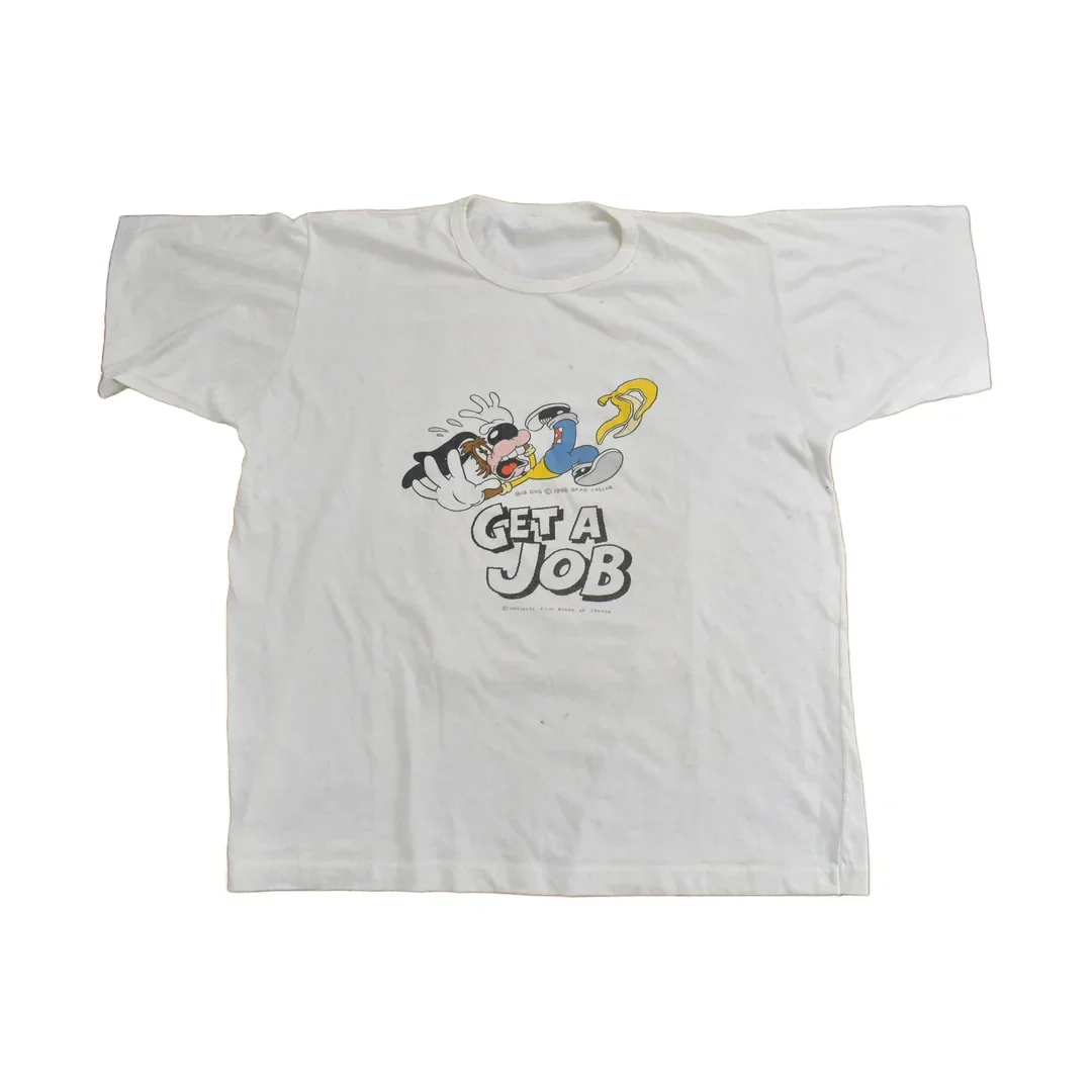 Vintage 1988 Get a Job bob Dog Graphic T Shirt