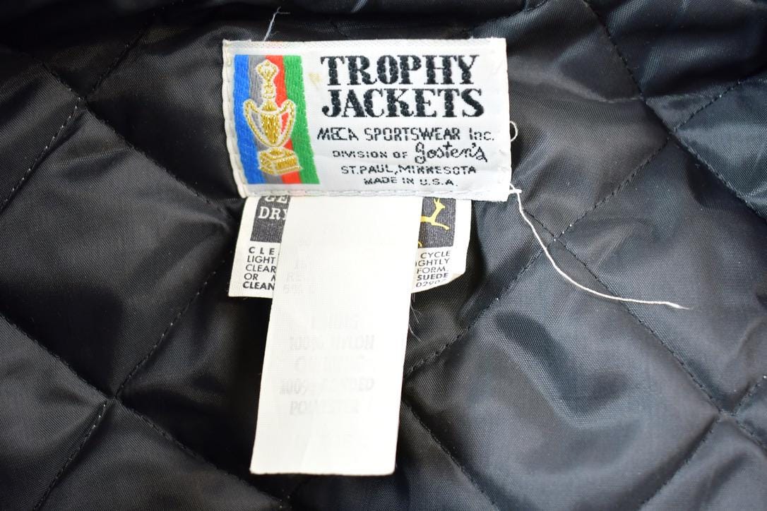 Vintage 1988 Simley Spartanettes Wool Varsity Jacket - Image 7