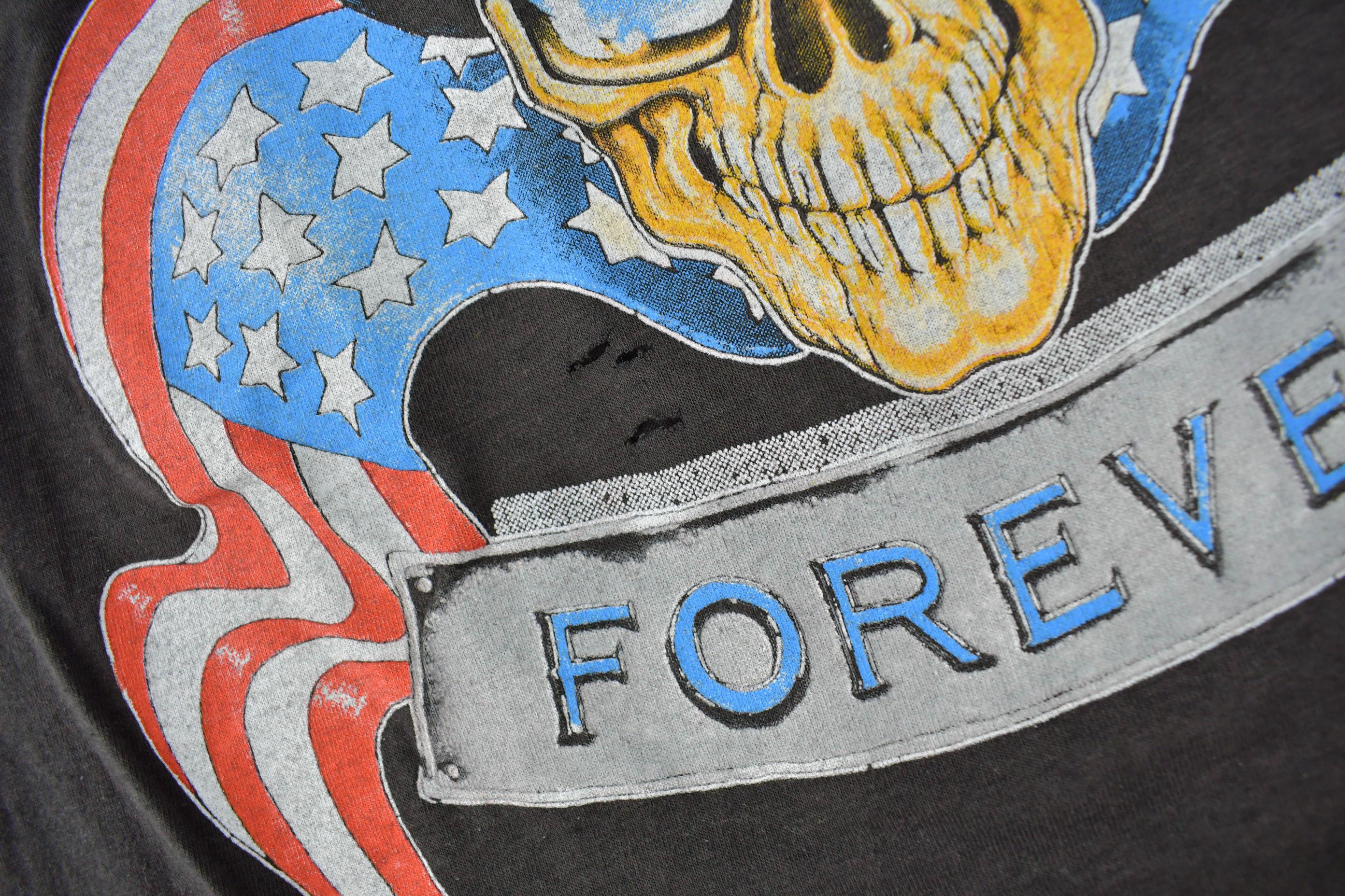 Vintage 1989 Bon Jovi Forever The Brotherhood Tour Band T-shirt Men's Medium - Image 5