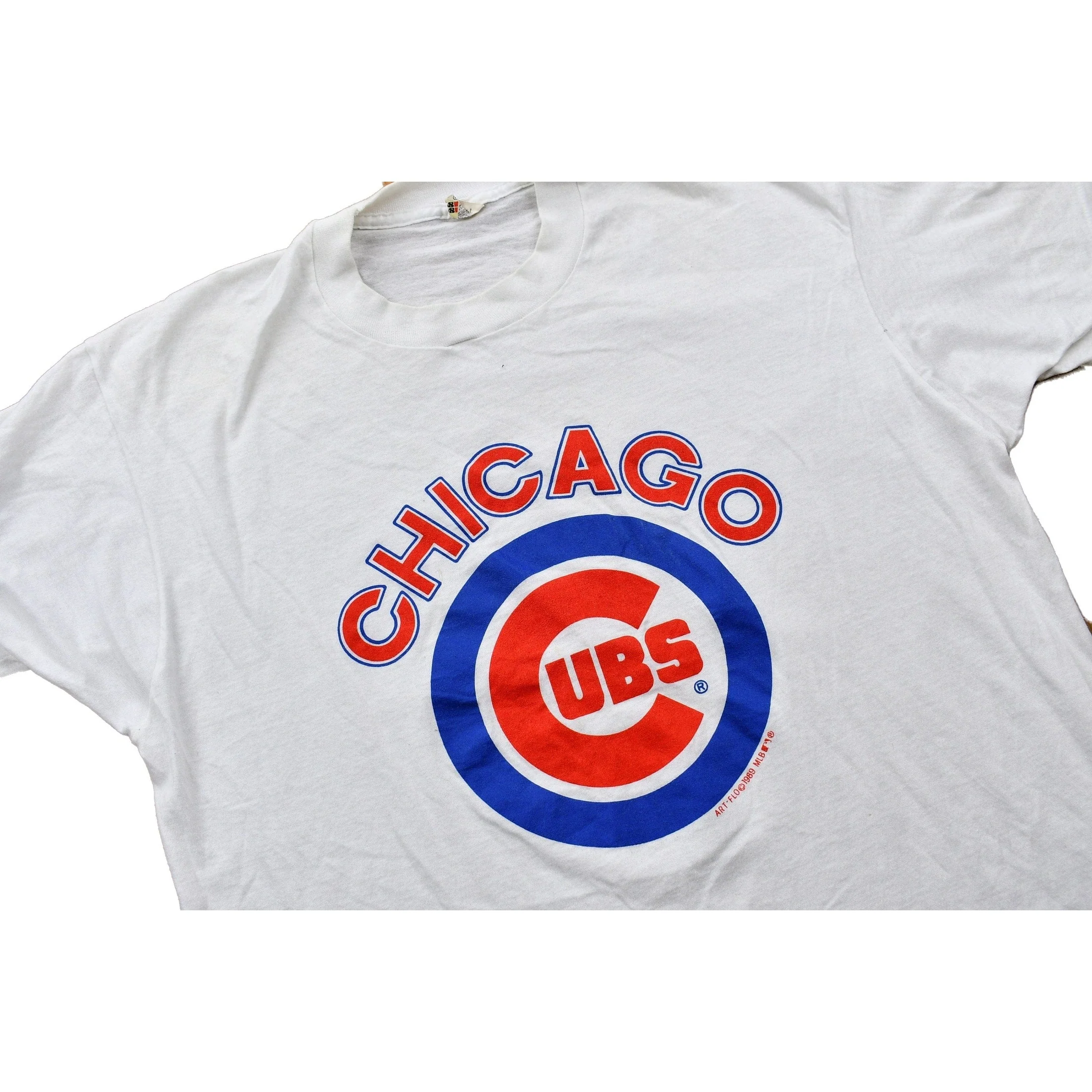 Vintage 1989 Chicago Cubs T-Shirt Men's Medium - Image 2