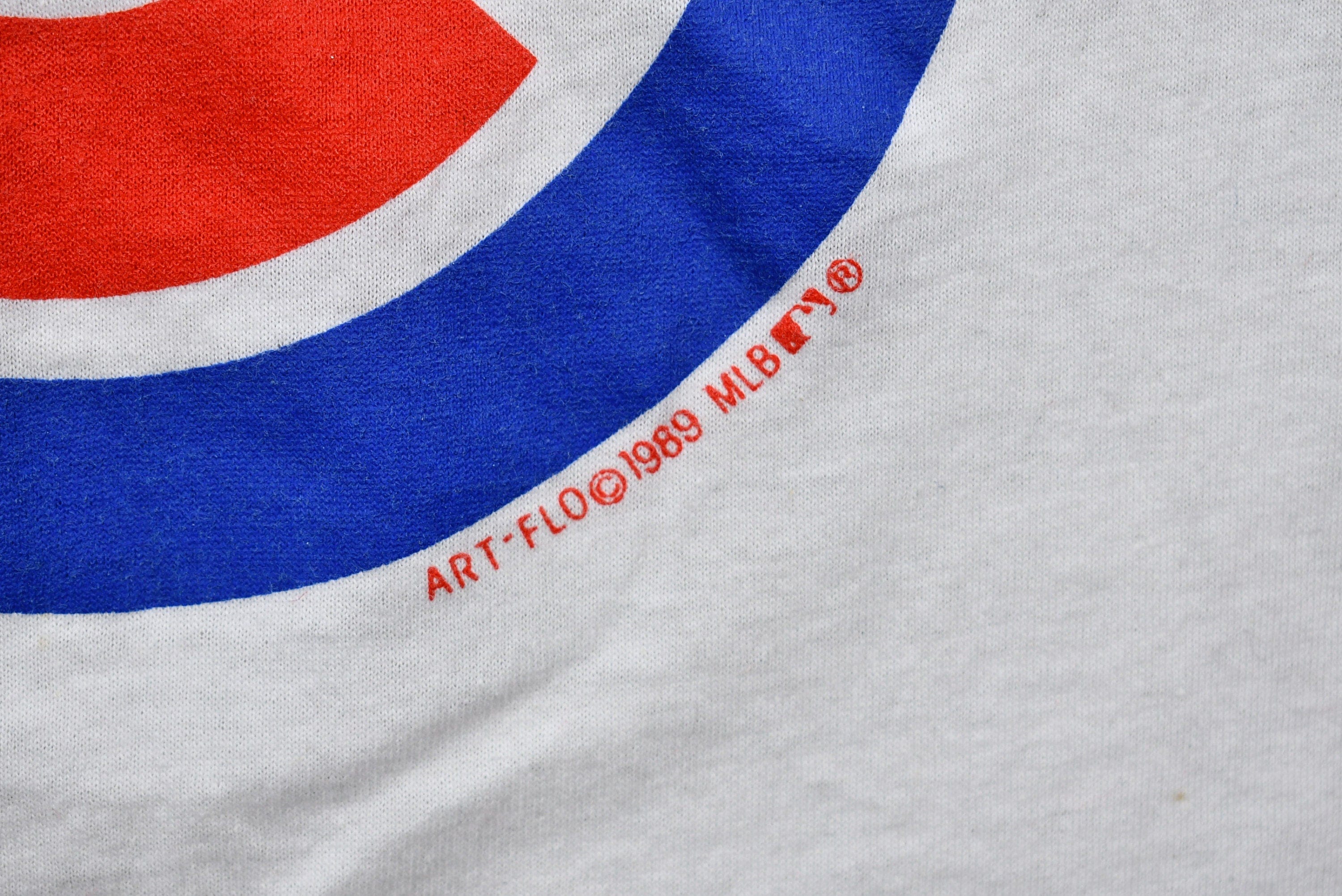Vintage 1989 Chicago Cubs T-Shirt Men's Medium - Image 3