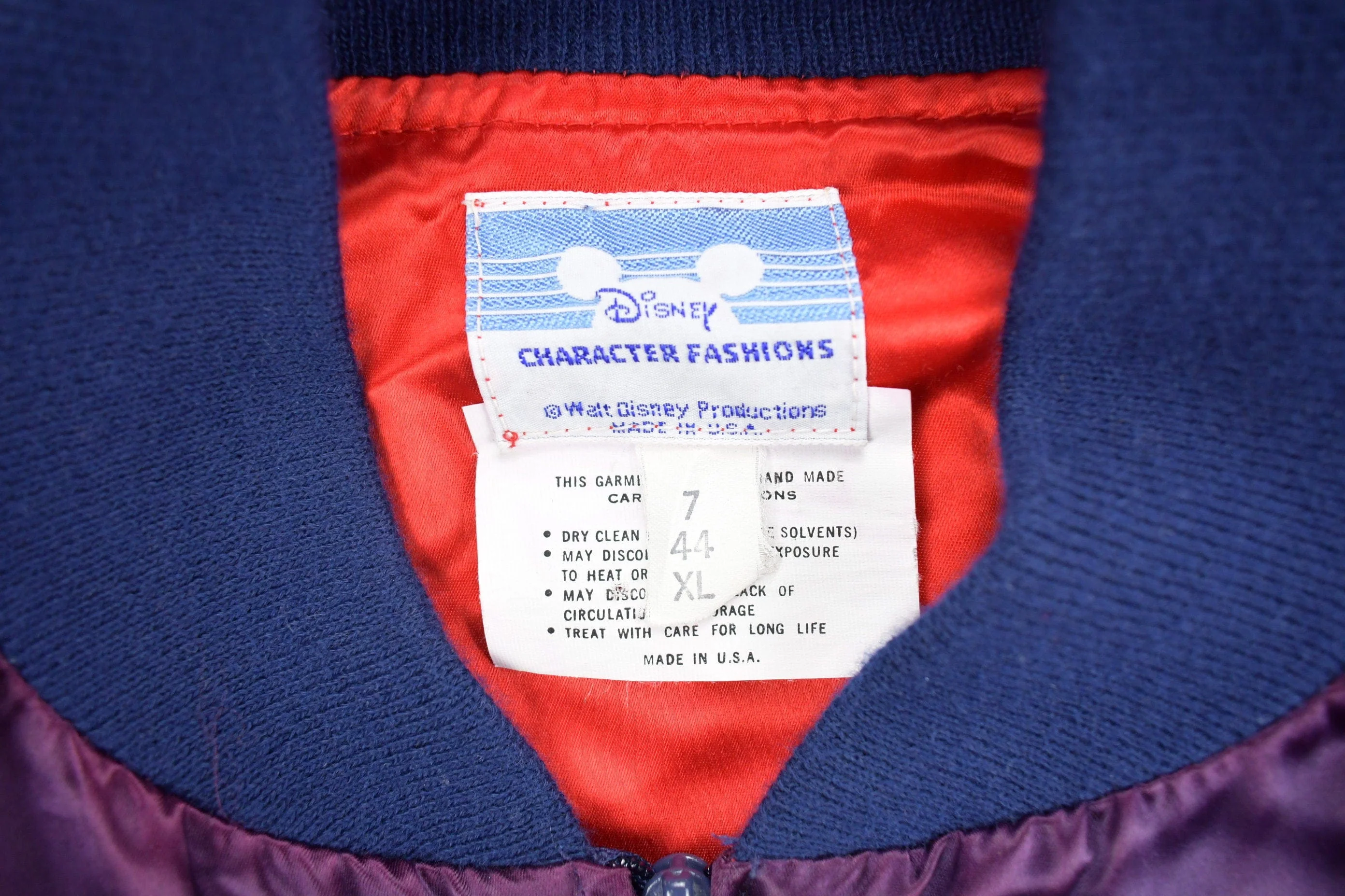 Vintage 1990 Disney Fantasia 50th Anniversary Embroidered Jacket Men's Medium - Image 5