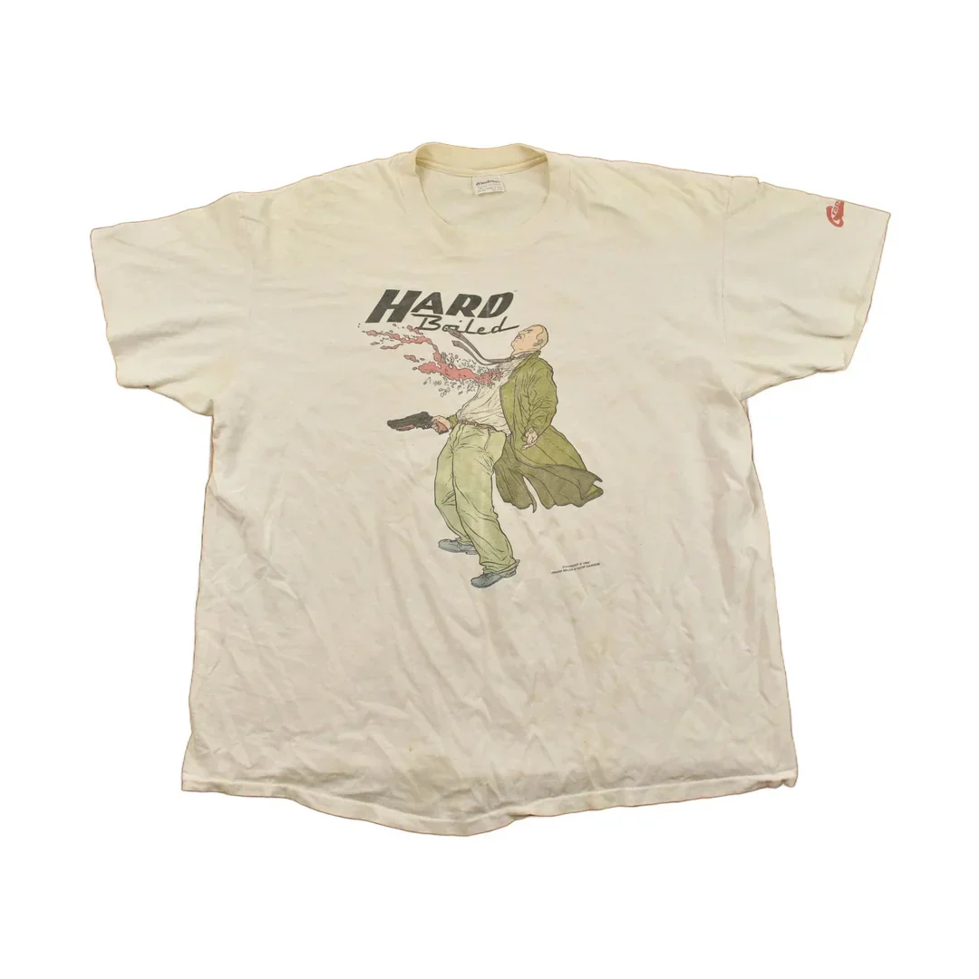 Vintage 1990 Hard Boiled Comic Book Promo T-shirt Men's Large