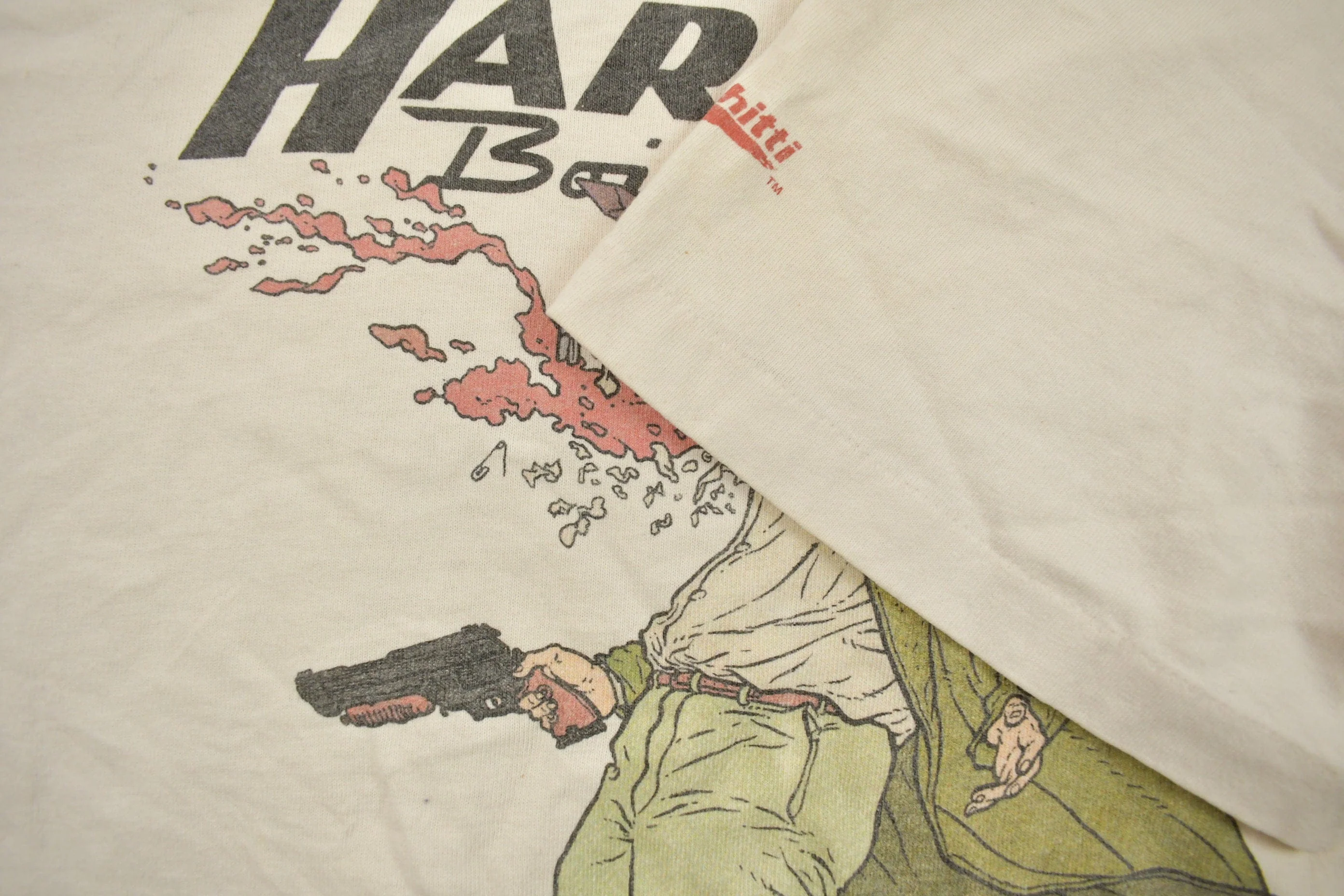 Vintage 1990 Hard Boiled Comic Book Promo T-shirt Men's Large - Image 4