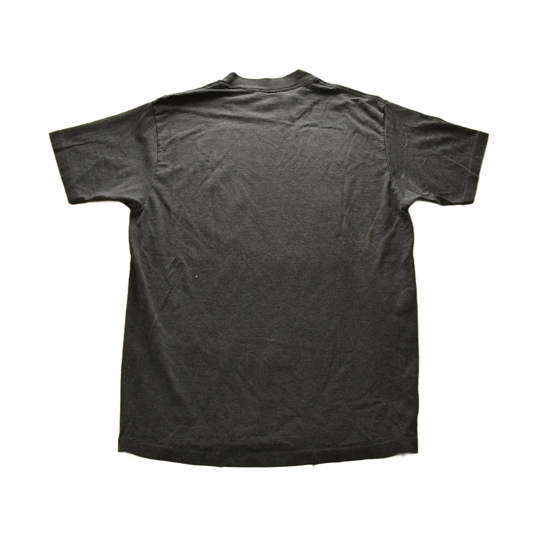 Vintage 1990 Harley Davidson Motorcycles 3D Emblem Black Jaguar Graphic T-Shirt Men's Medium - Image 2