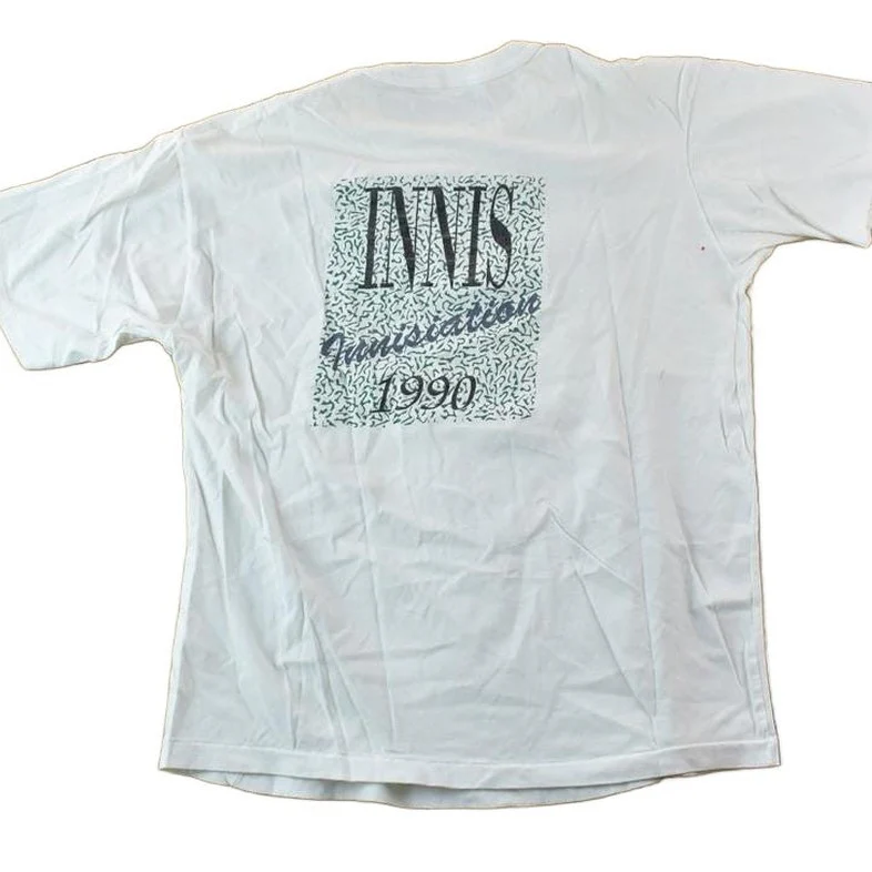 Vintage 1990 Innis Innisiation Souvenir College University T-Shirt Men's XL