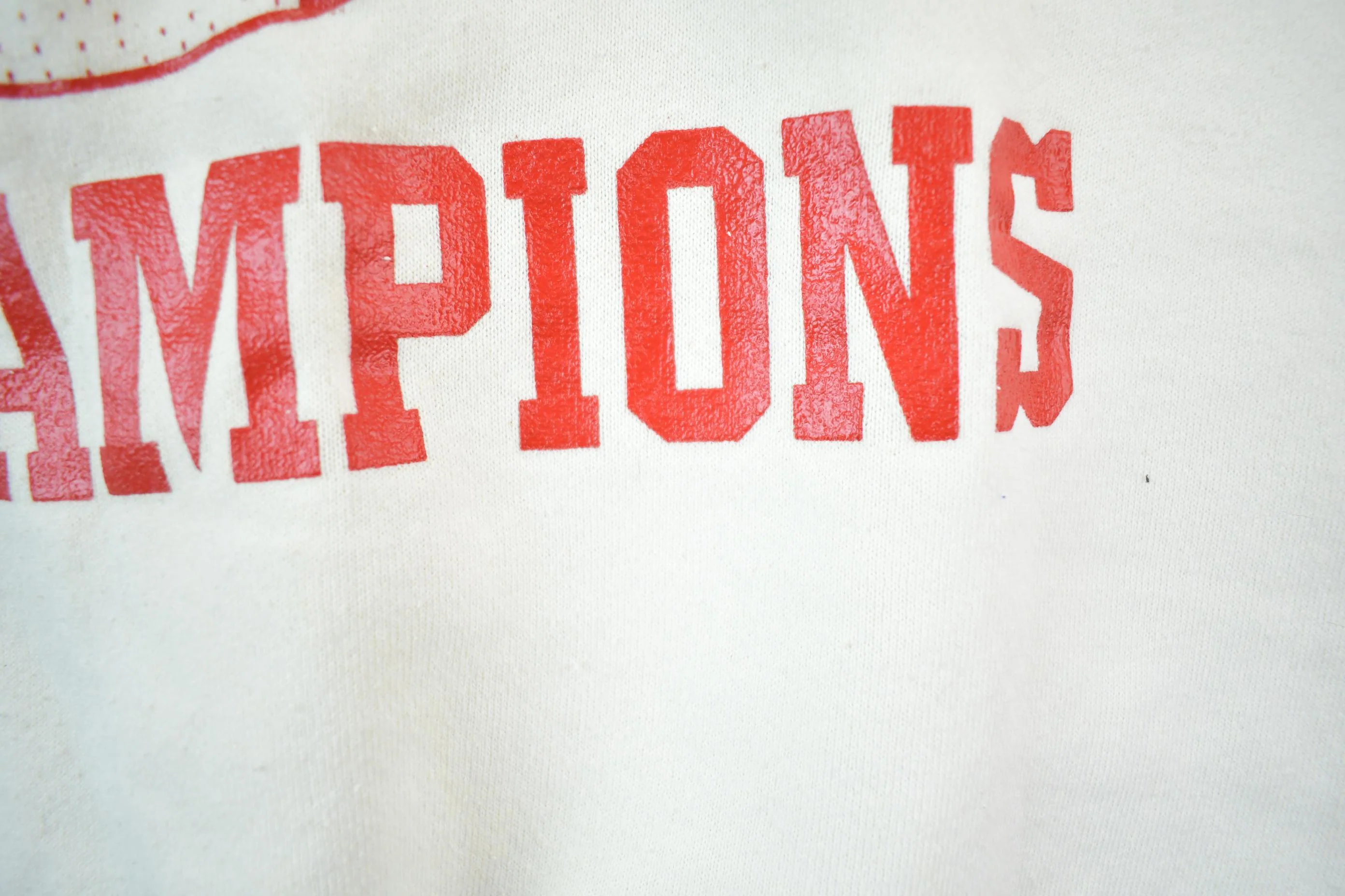 Vintage 1990 NYWTFL A Champions University Collegiate Crewneck Men's XL - Image 5