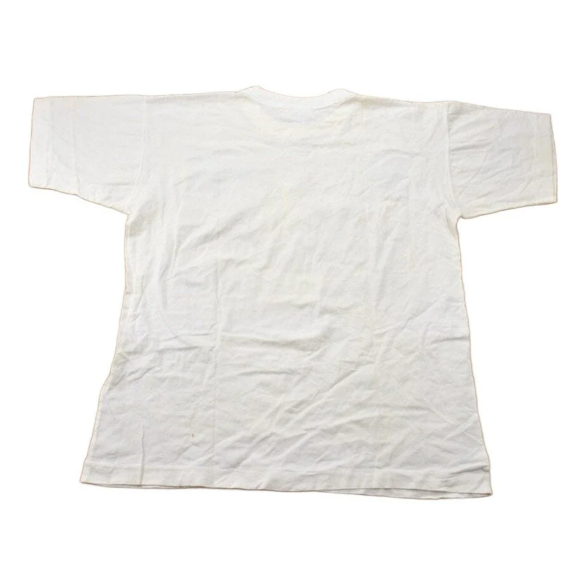 Vintage 1990 Ocean Fishes Theme Bonfire Graphic T-Shirt Single Stitch Men's Large - Image 2