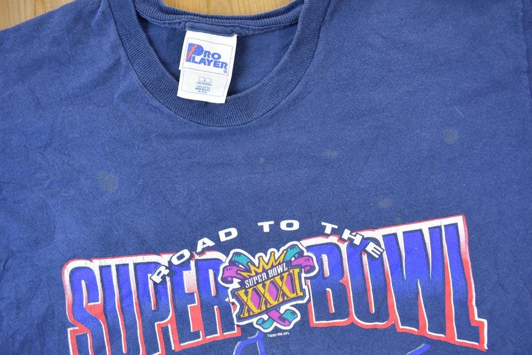 Vintage 1990a New England Patriots Pro Player Sportswear Graphic T-shirt Men's Large - Image 5