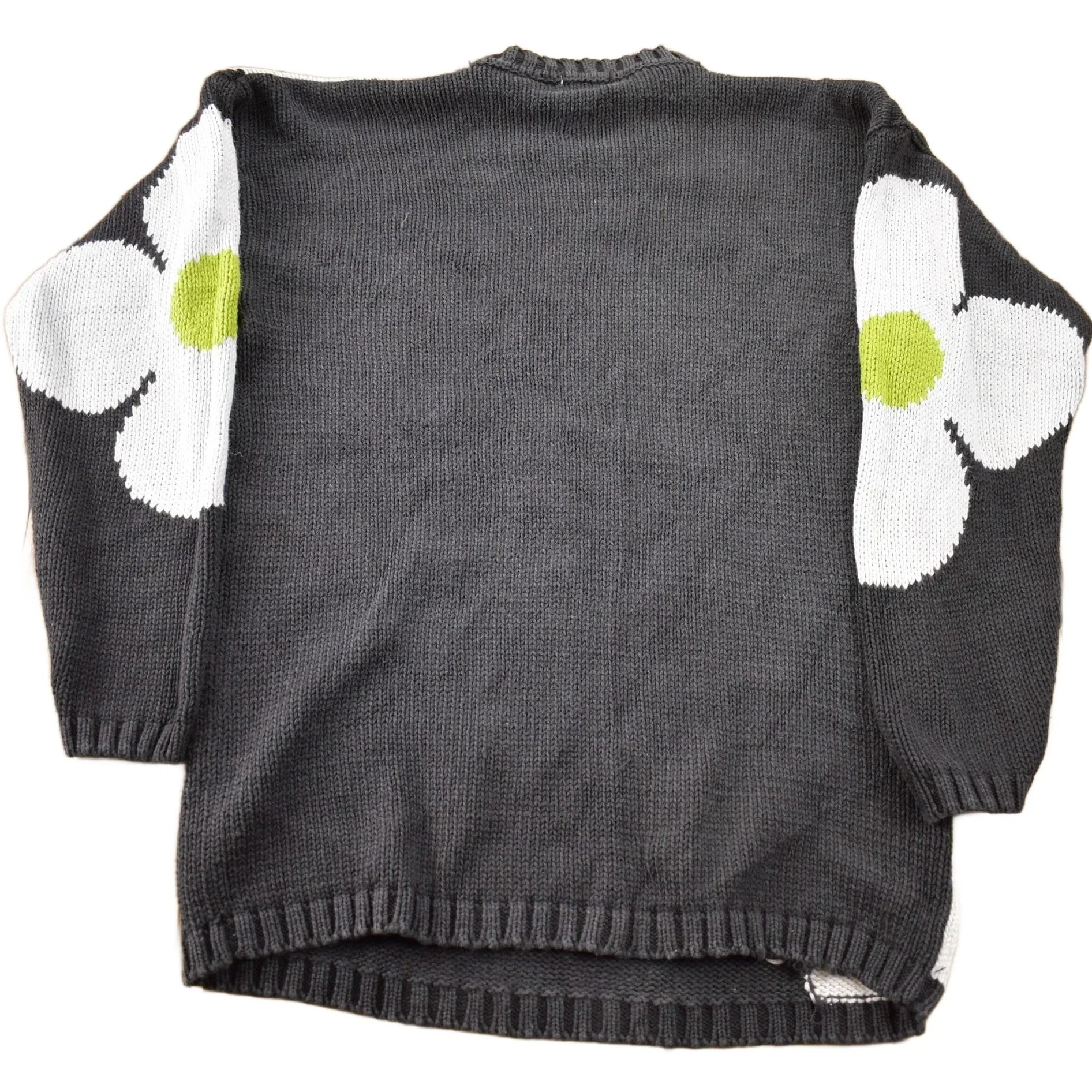 Vintage 1990s 100% Pinwheels Wool Knit Sweater - Image 2