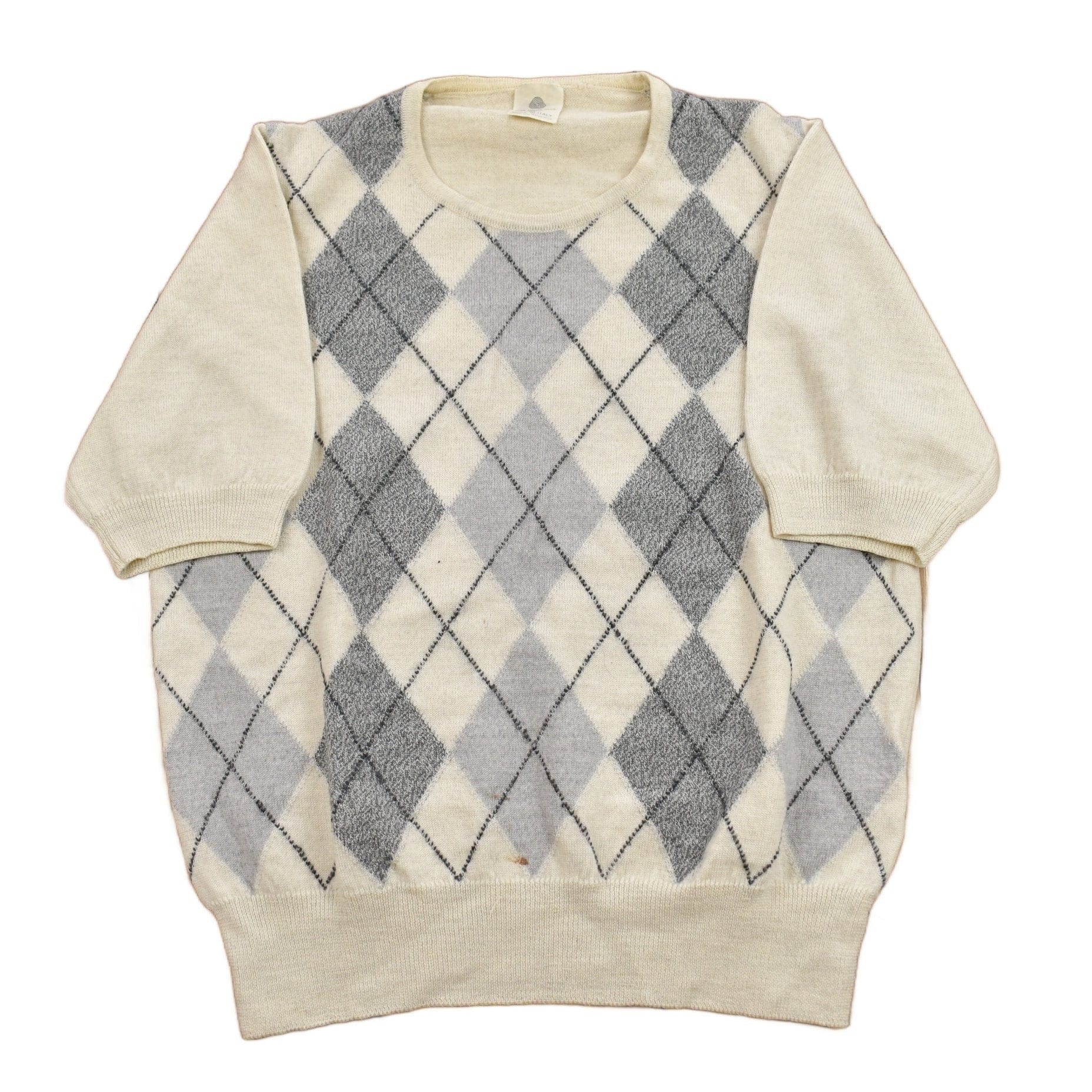 Vintage 1990s 100% Virgin Wool Patterned Sweater Women's S
