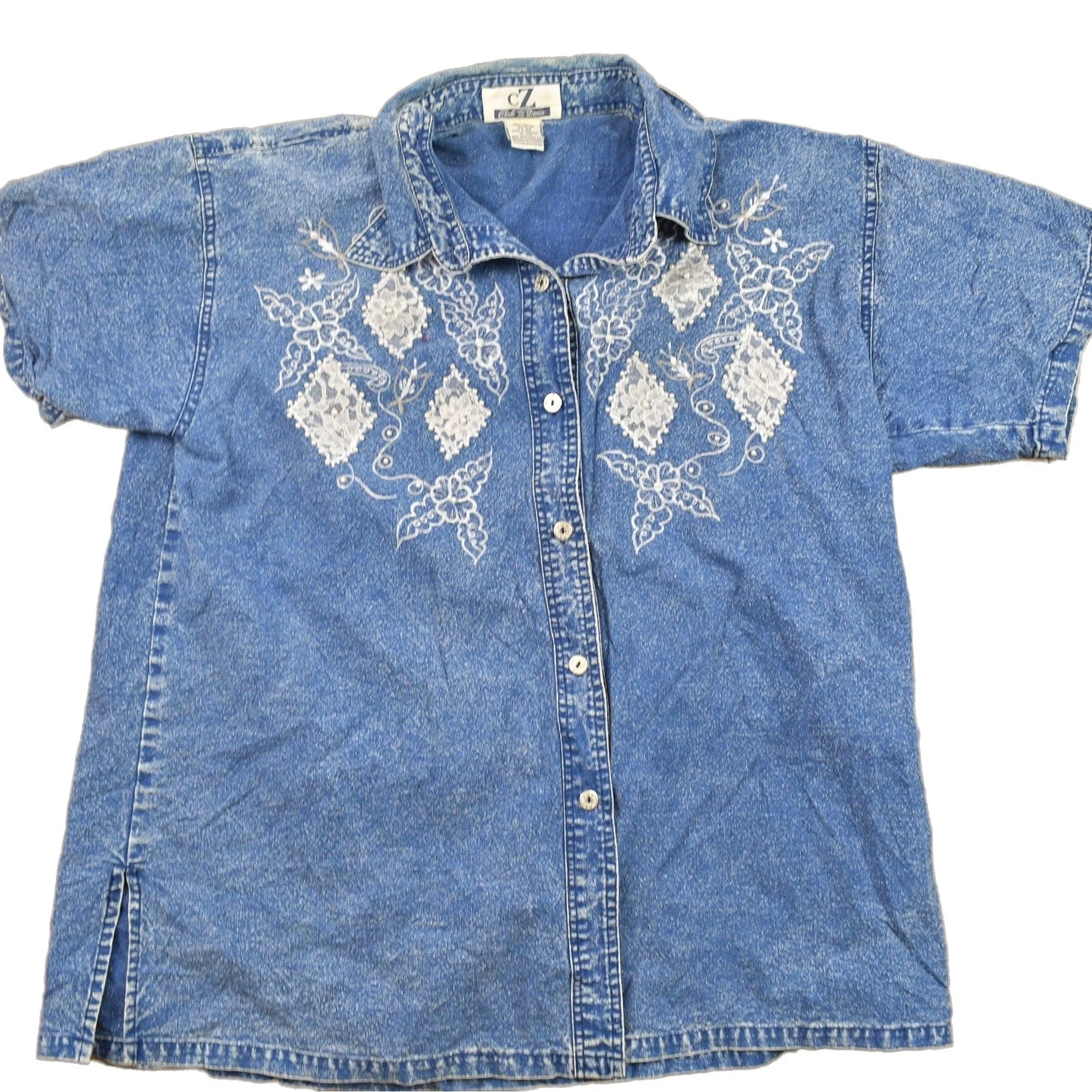 Vintage 1990s Abstract Button Up Shirt Men's 2XL