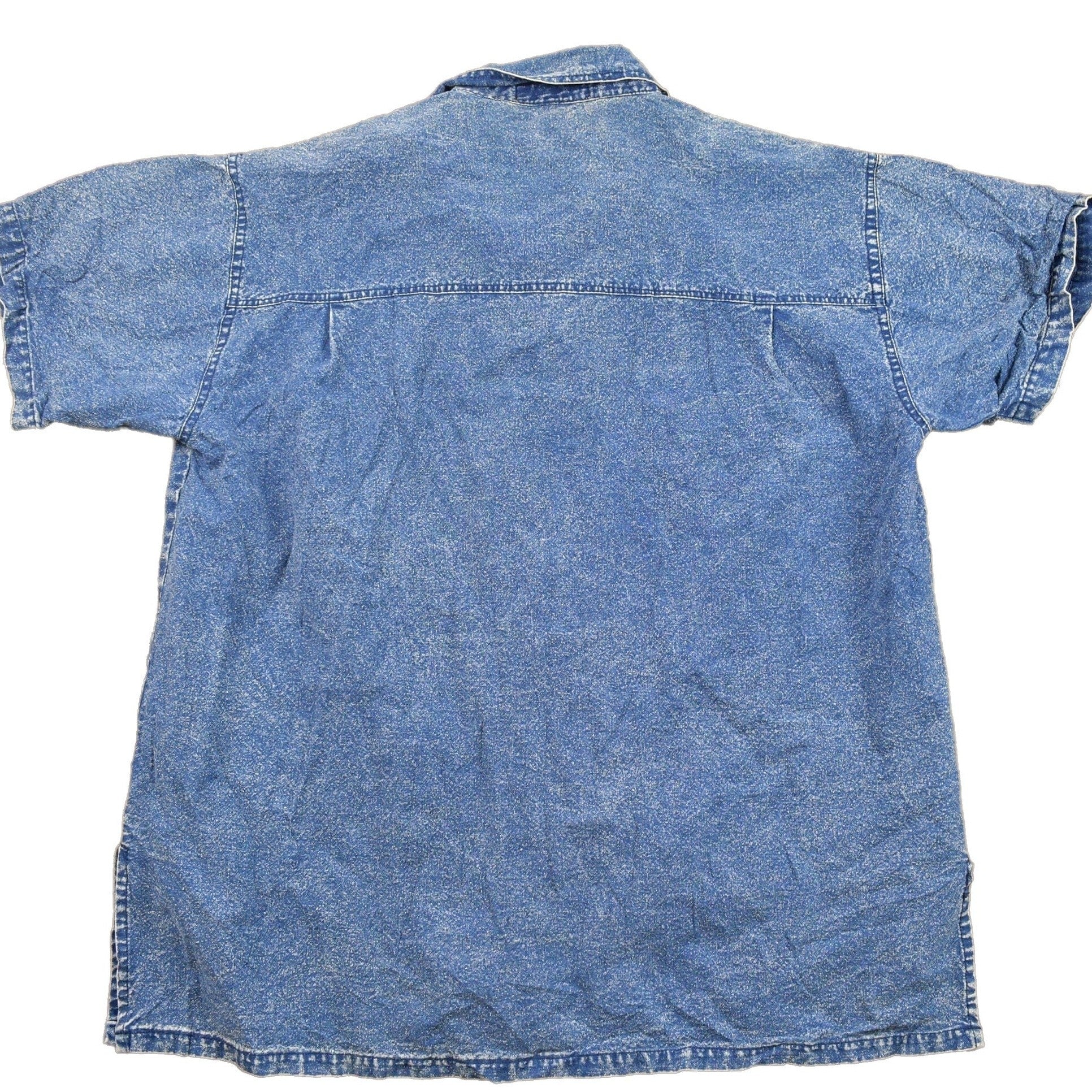 Vintage 1990s Abstract Button Up Shirt Men's 2XL - Image 2
