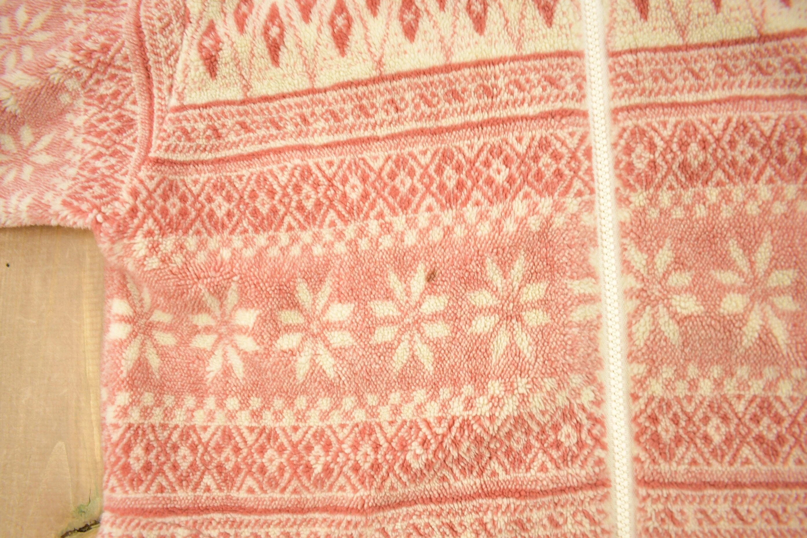 Vintage 1990s Active Stuff All Over Pattern Fleece Sweater Men's Medium - Image 4