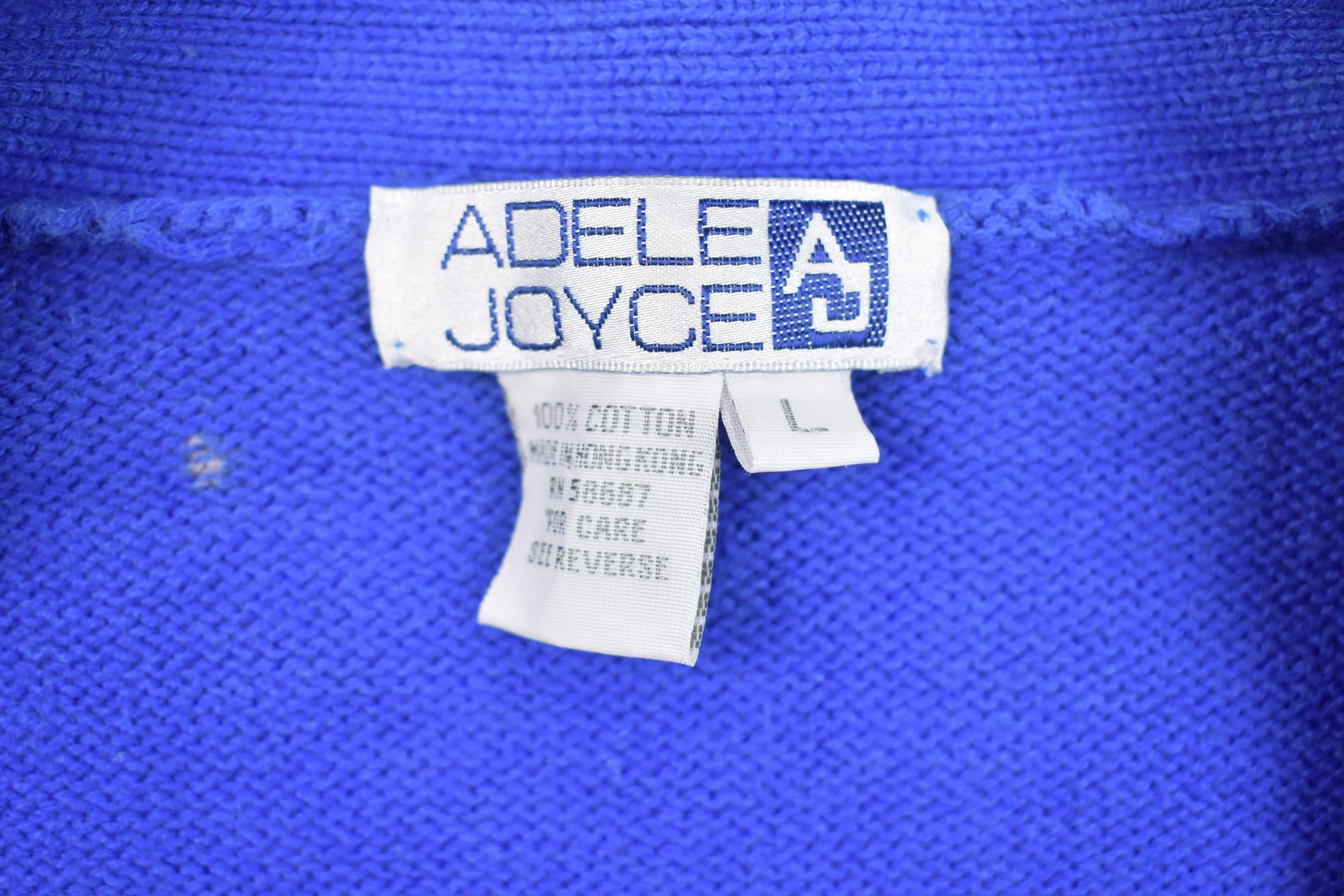 Vintage 1990s Adele Joyce Knit Cardigan Sweater Women's M - Image 3