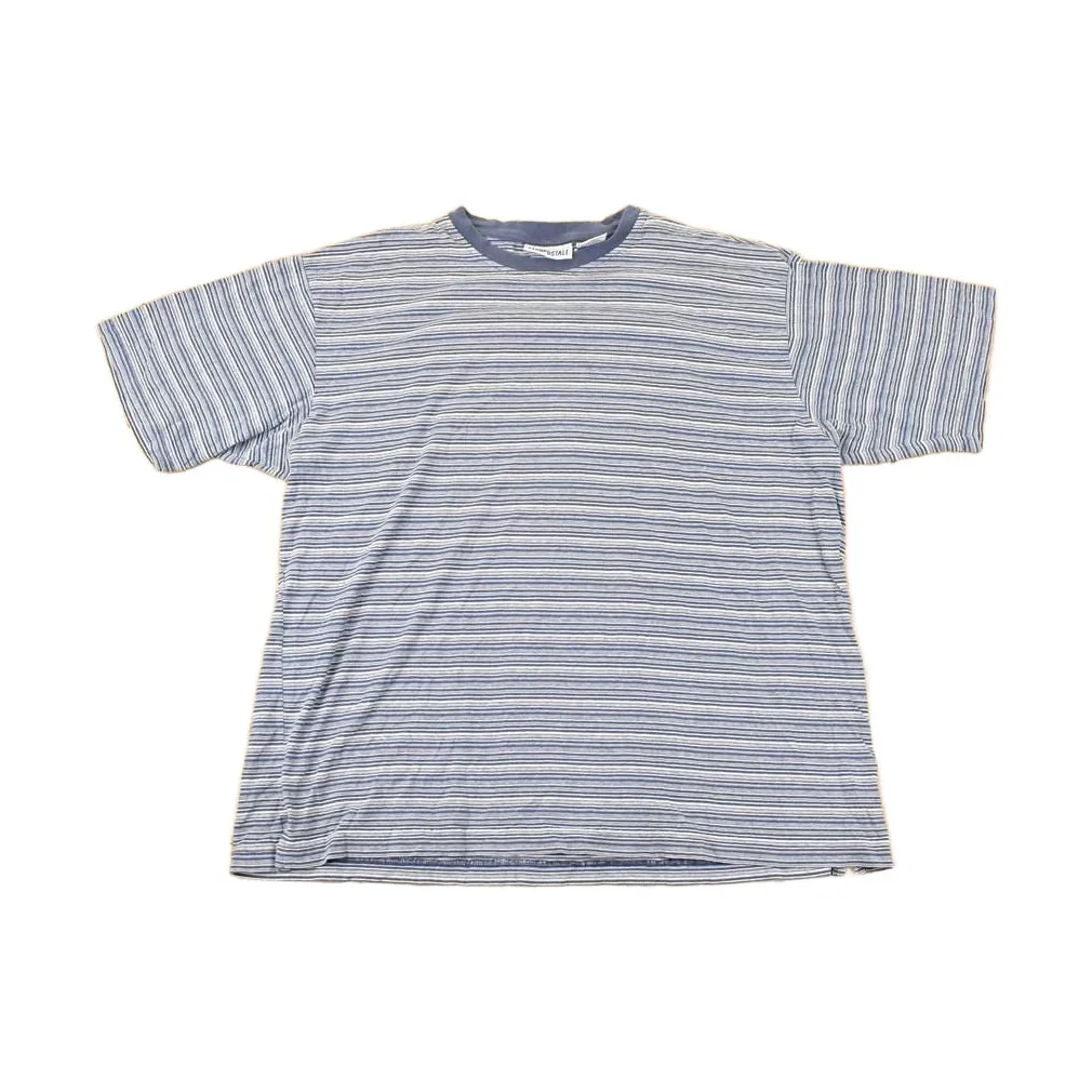 Vintage 1990s Aeropostale Skateboarding Striped Grunge T-Shirt Men's L