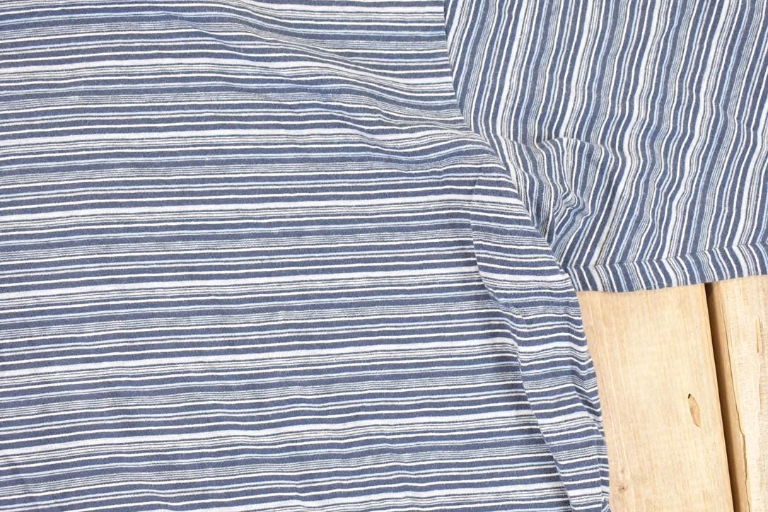 Vintage 1990s Aeropostale Skateboarding Striped Grunge T-Shirt Men's L - Image 3