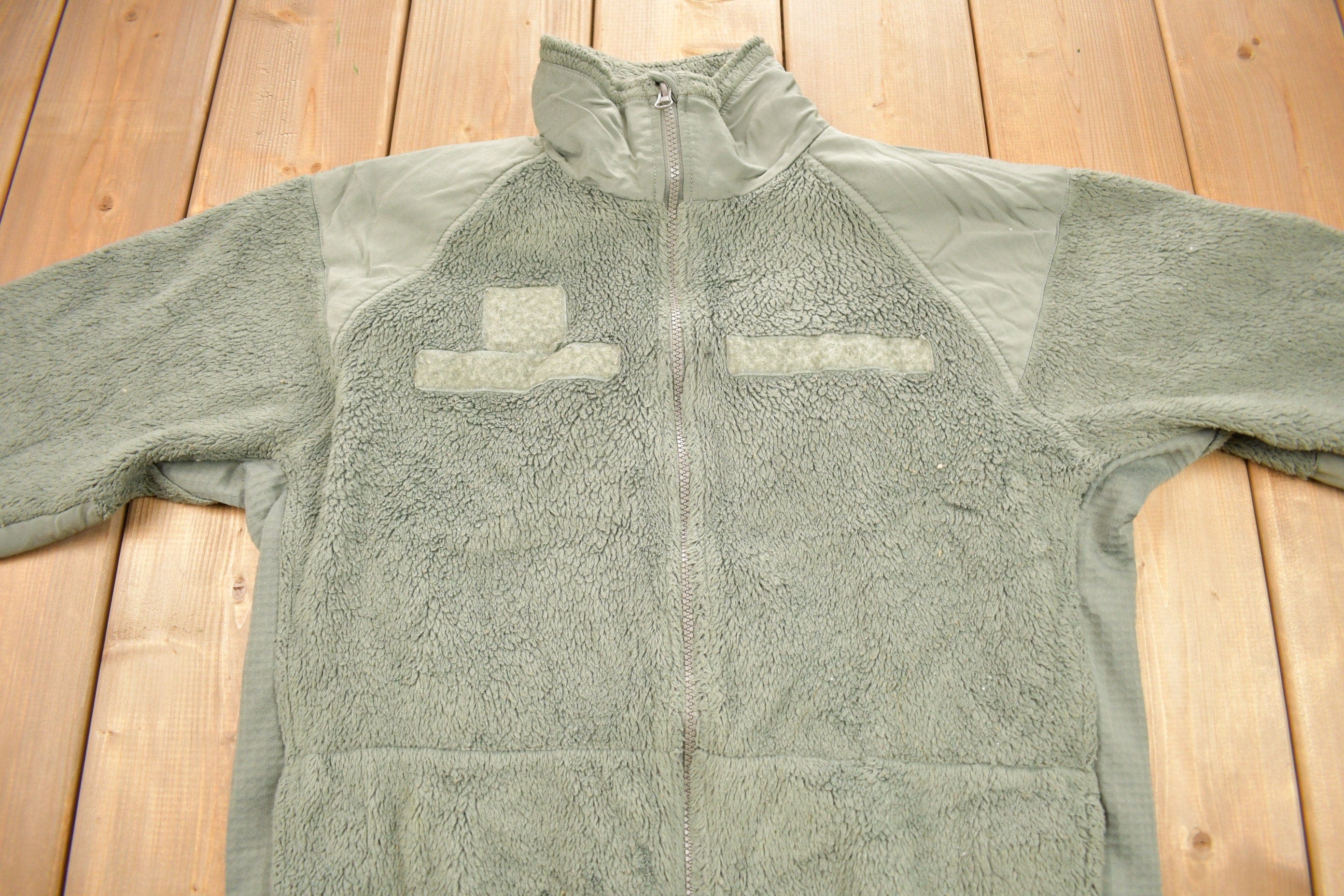 Vintage 1990s Air Force Cold Weather Polar Tec Fleece Sweater - Image 3