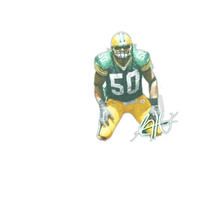 Vintage 1990s AJ Hawk Green Bay Packers NFL T-Shirt Men's 2XL - Image 2