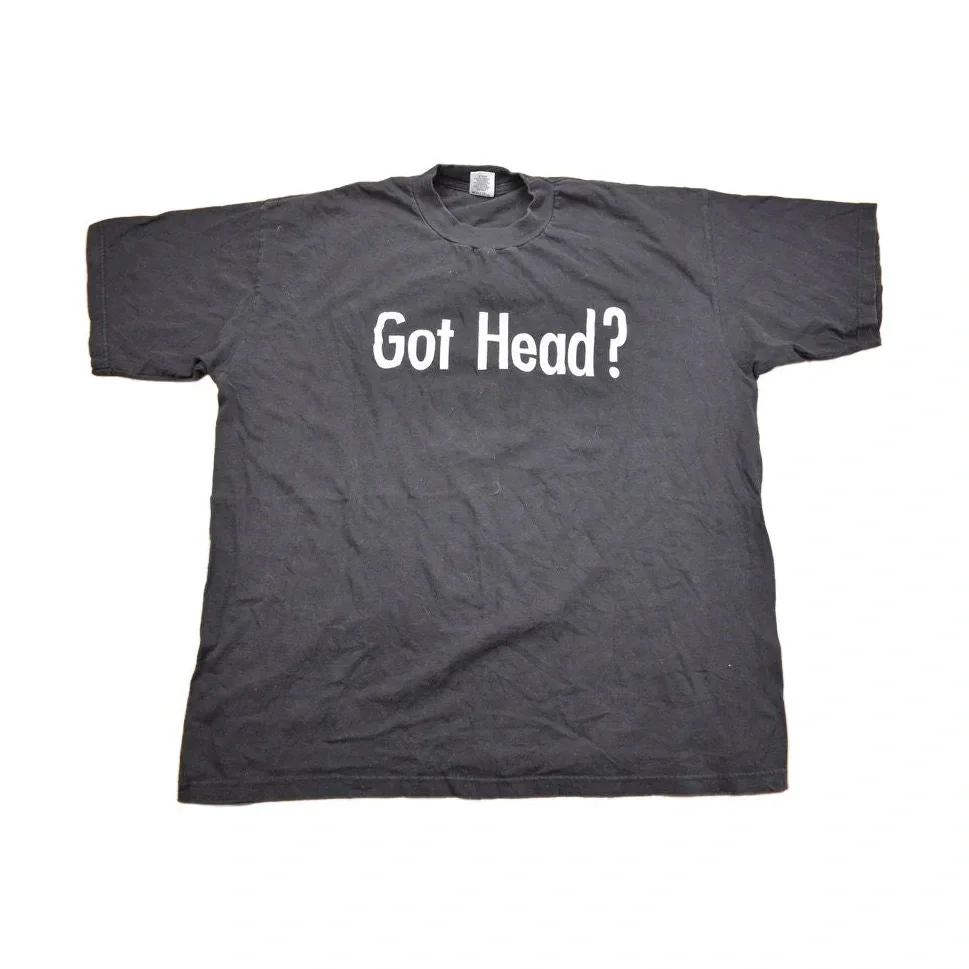 Vintage 1990s Al Snow Got Head Wrestling Graphic T-Shirt Men's Large - Image 2