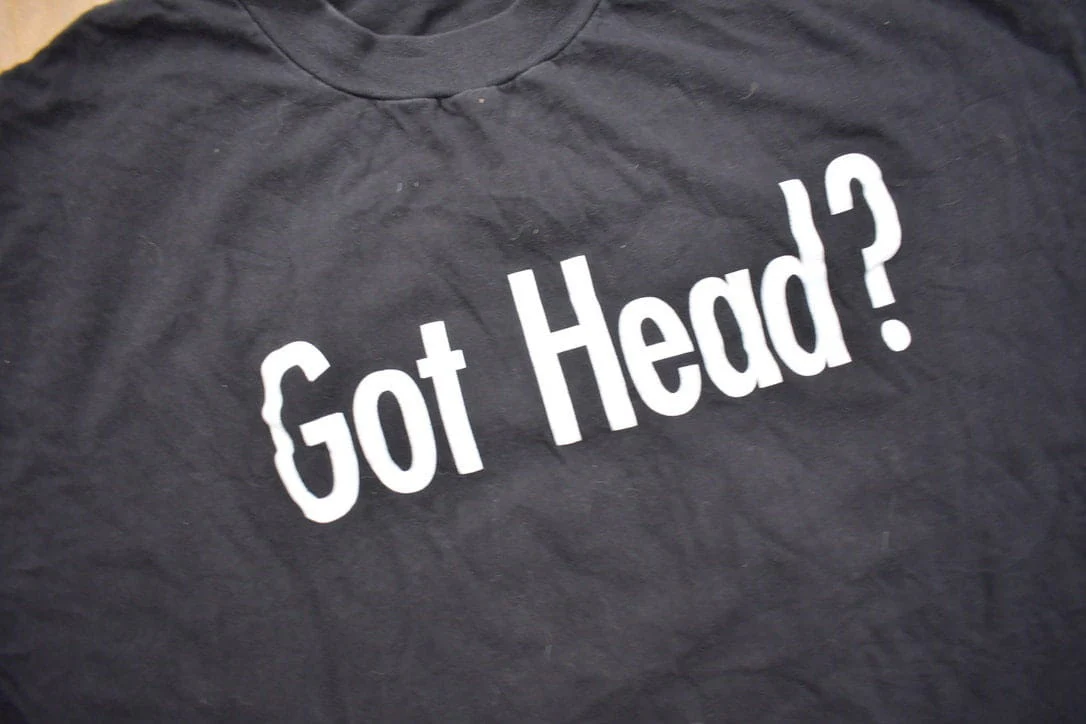 Vintage 1990s Al Snow Got Head Wrestling Graphic T-Shirt Men's Large - Image 3