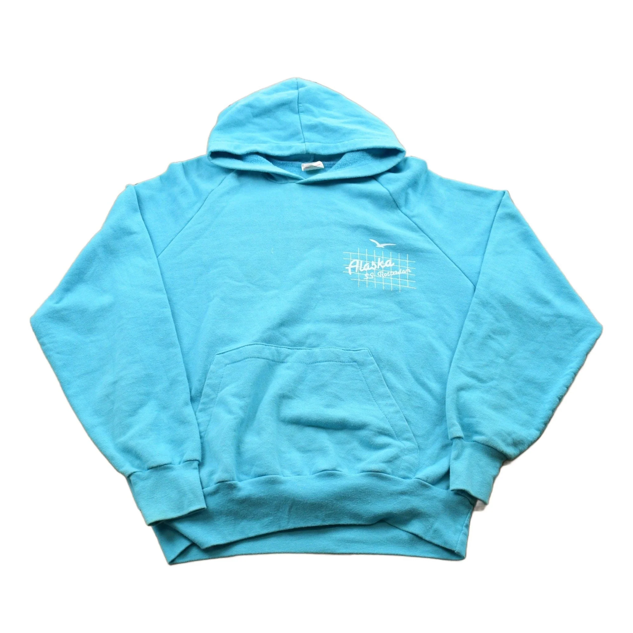 Vintage 1990s Alaska SS Rotterdam Graphic Hoodie Men's Small