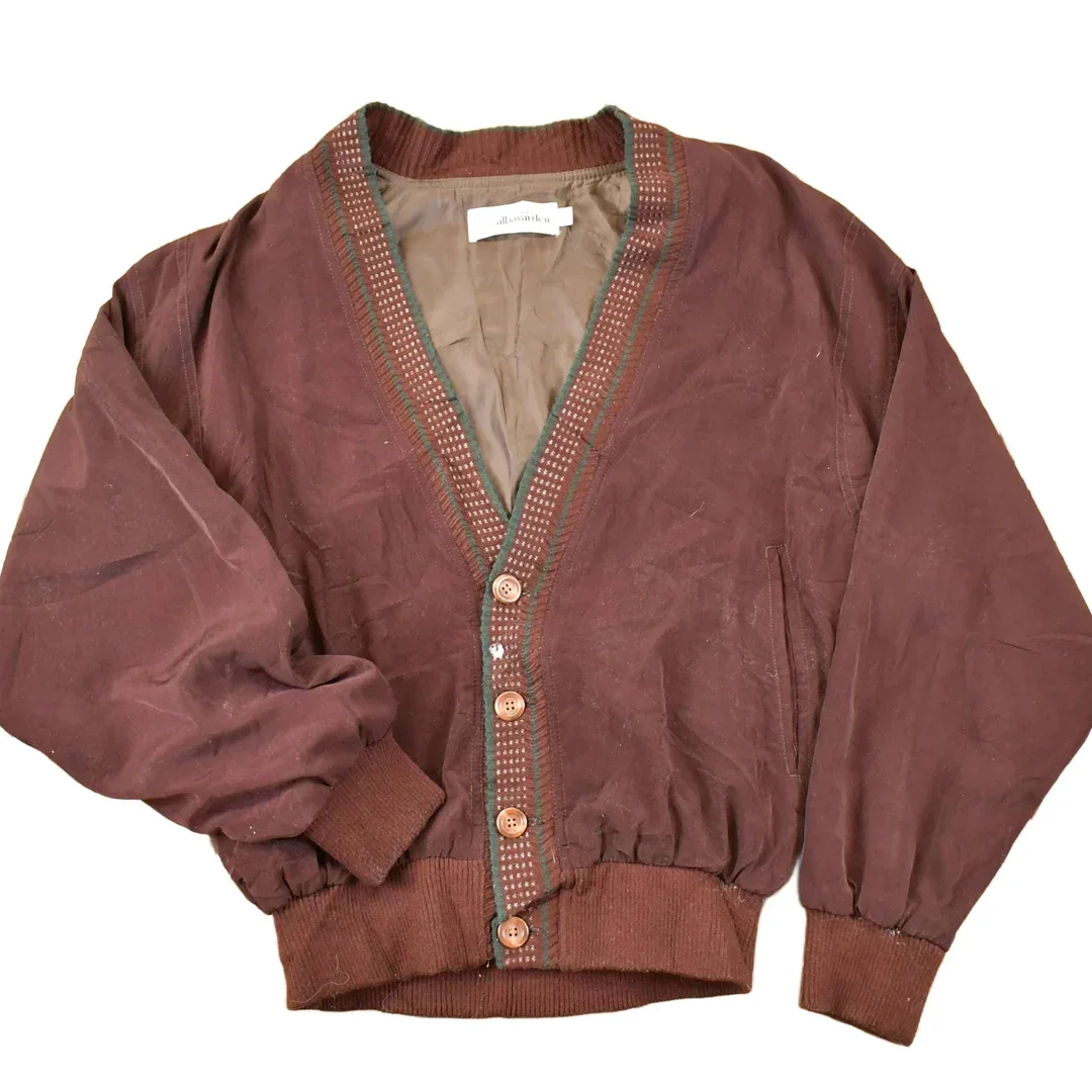 Vintage 1990s Albavarden For Mens Cardigan Sweater Men's M