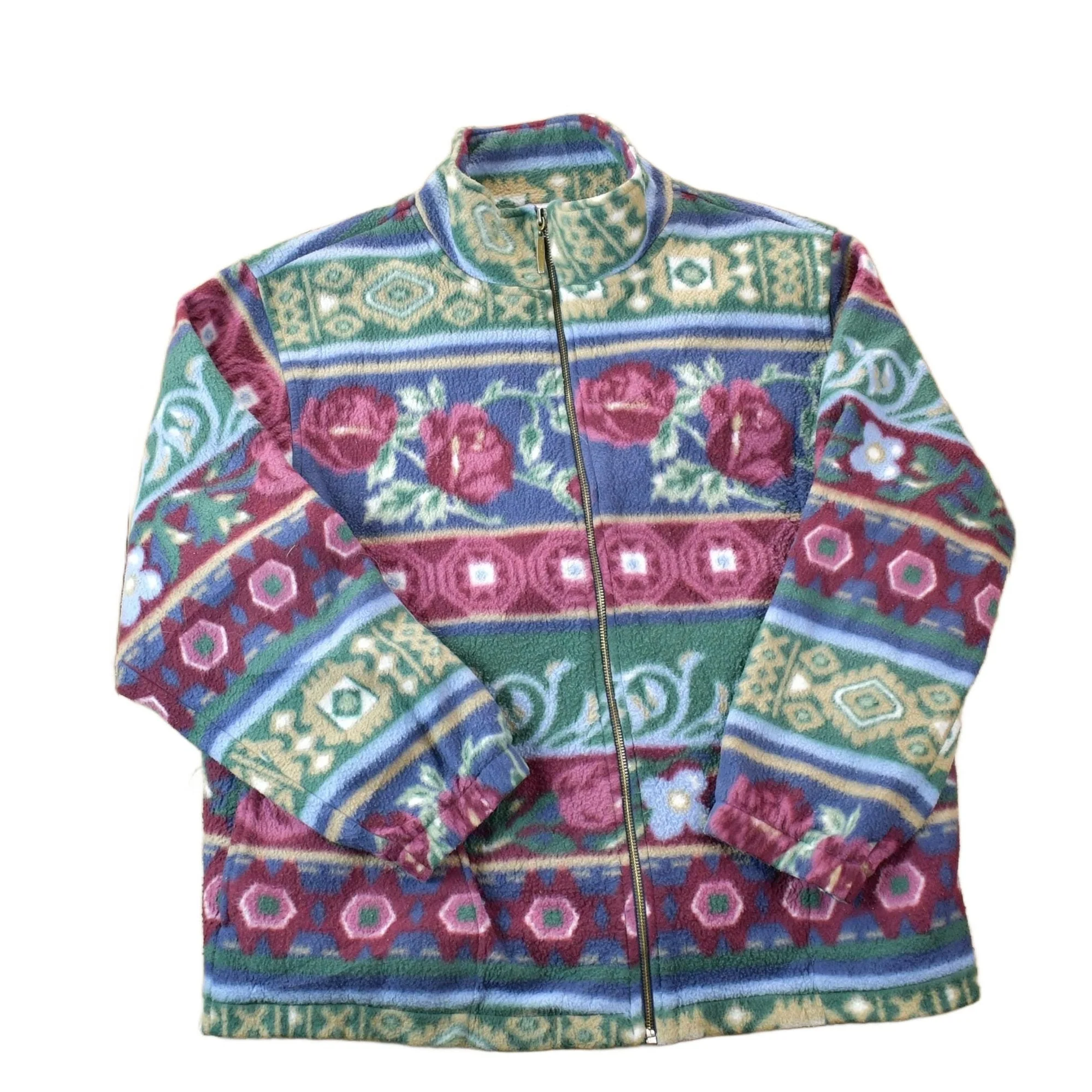 Vintage 1990s Alfred Dunner Fleece Sweater Men's Large