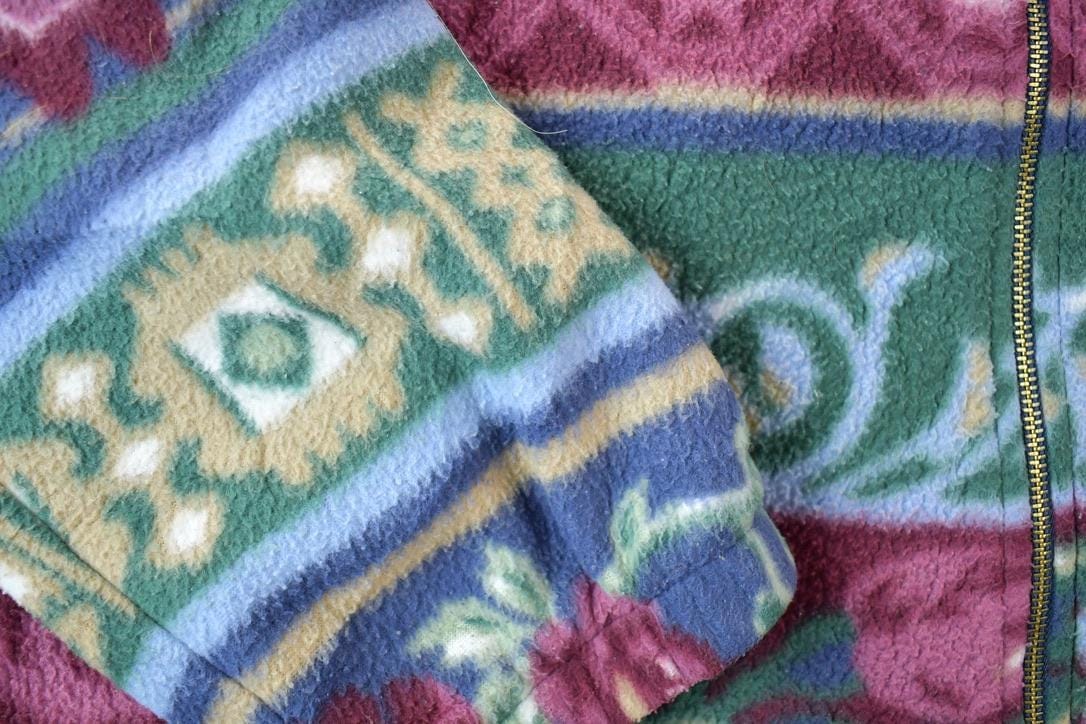 Vintage 1990s Alfred Dunner Fleece Sweater Men's Large - Image 4