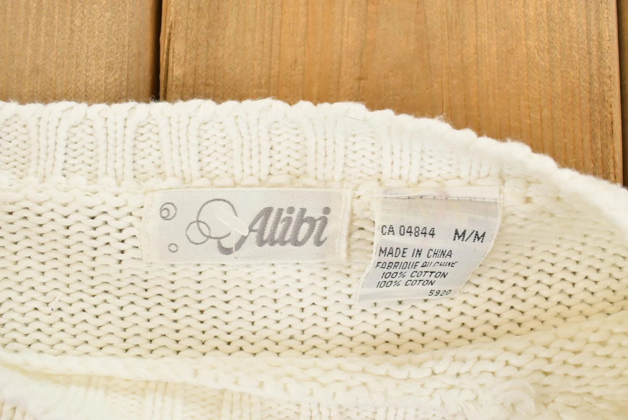 Vintage 1990s Alibi Knit Floral Sweater Women's Medium - Image 5