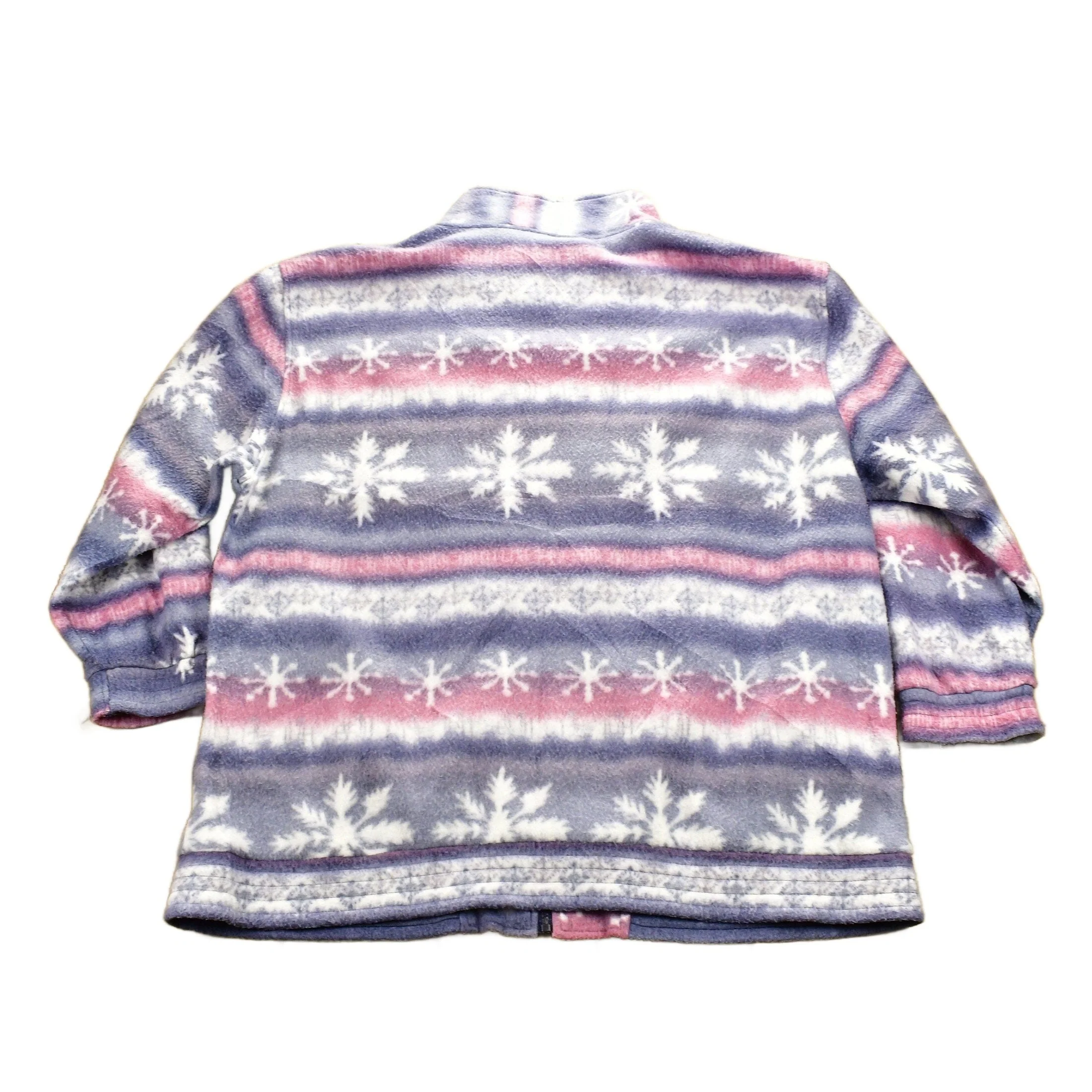 Vintage 1990s All Over Graphic Fleece Sweater Men's 3XL - Image 2