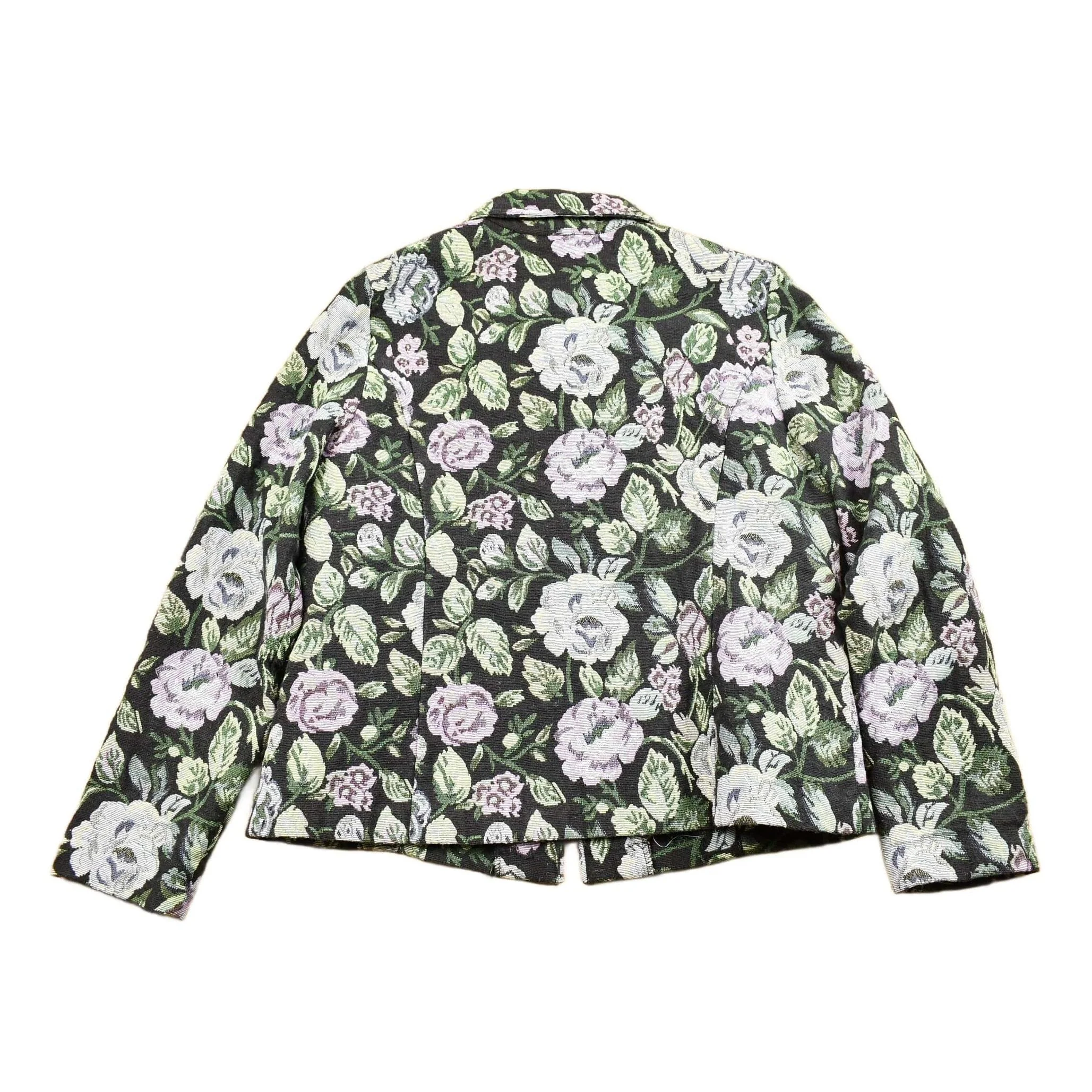 Vintage 1990s All Over Paisley Patchwork Zip Up Jacket Women's M - Image 2