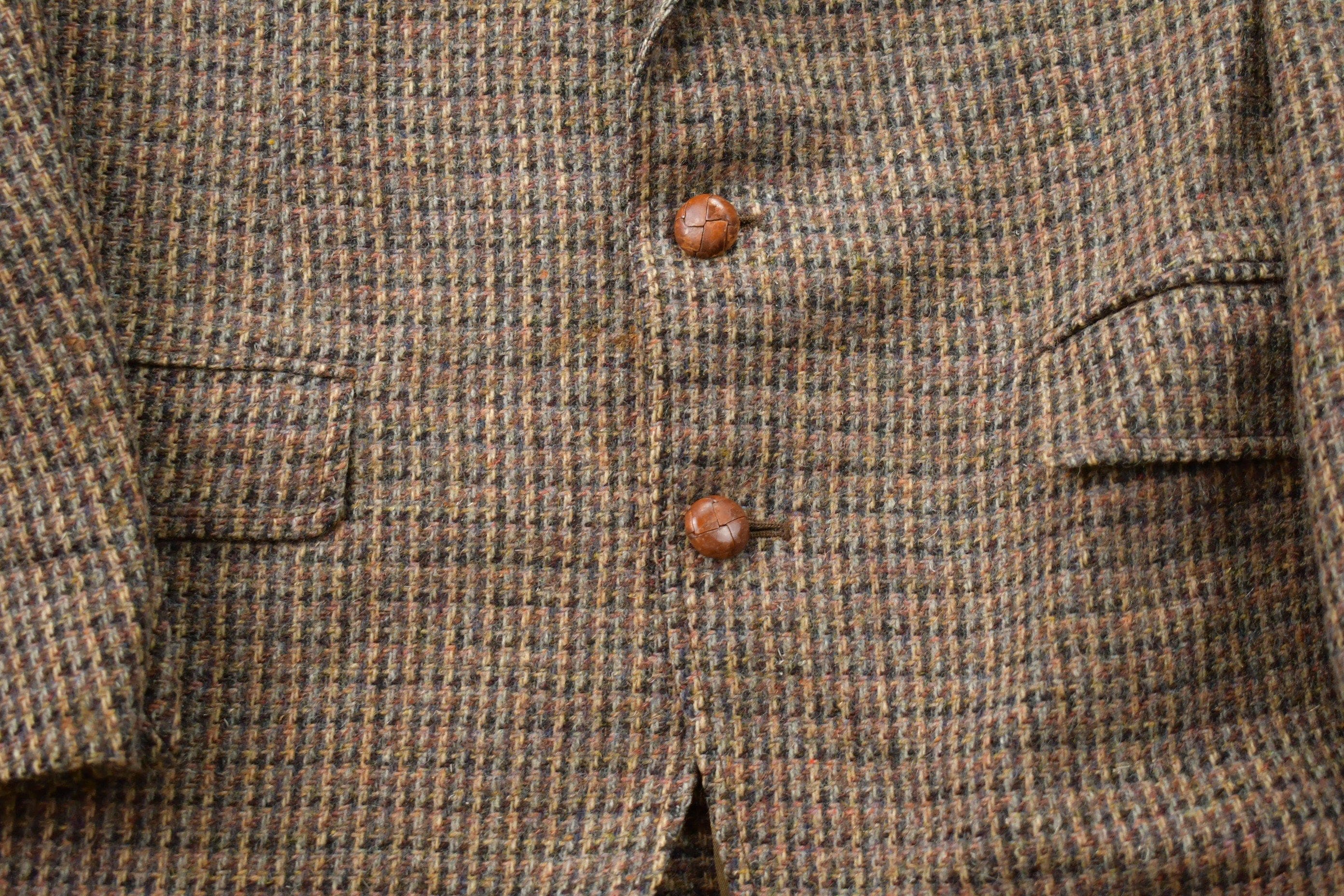 Vintage 1990s All Pure Wool 100% Wool Blazer Jacket Men's Medium - Image 3