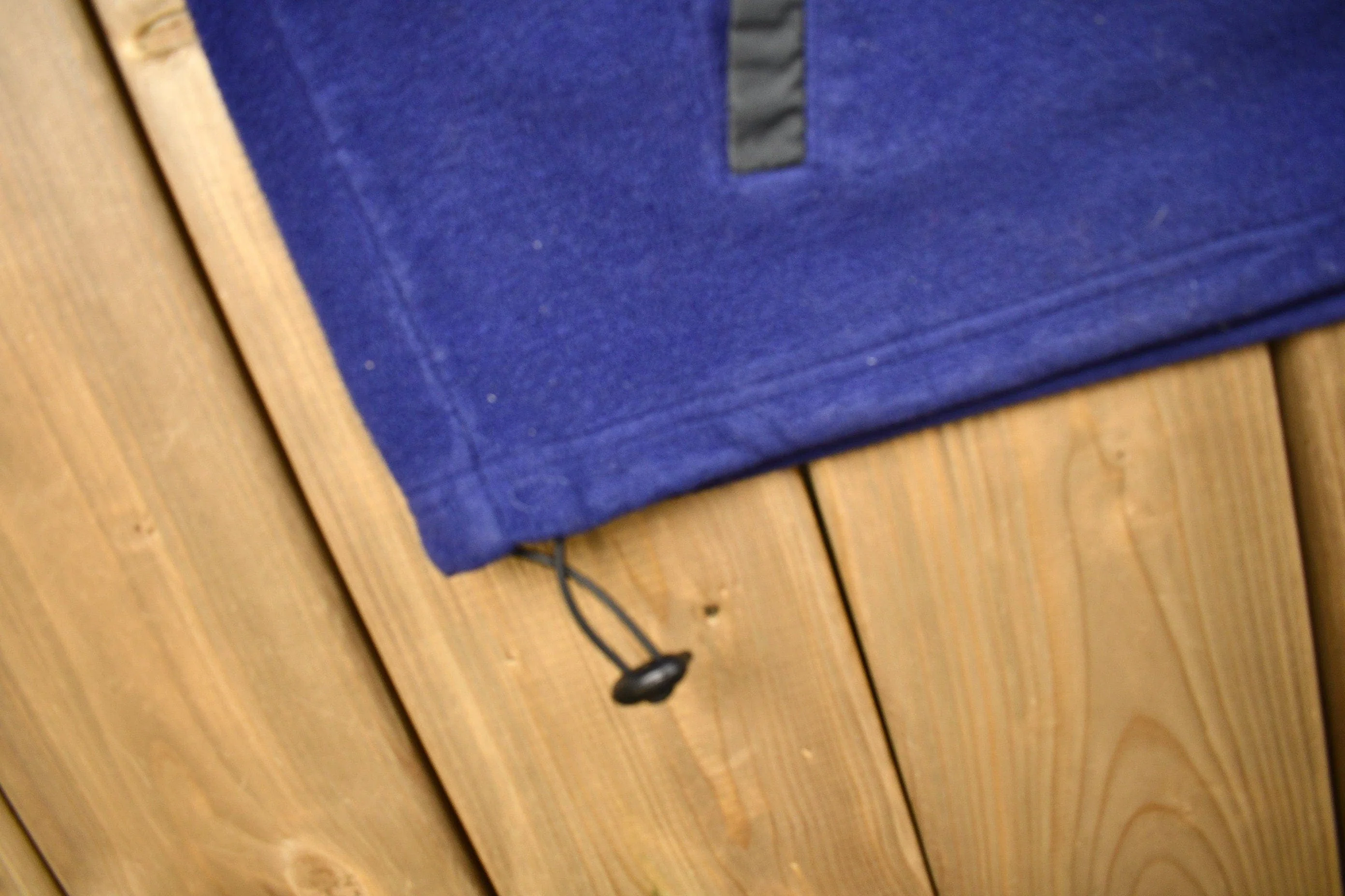 Vintage 1990s Alpine Tek Full Zip Cinch Fleece Sweater Men's Large - Image 3