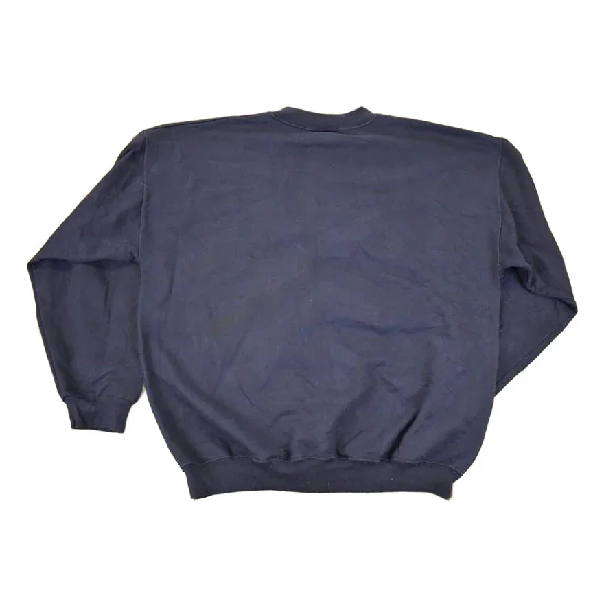 Vintage 1990s Alsace France Embroidered Cartoon Crewneck Sweatshirt Mens XL - Image 2