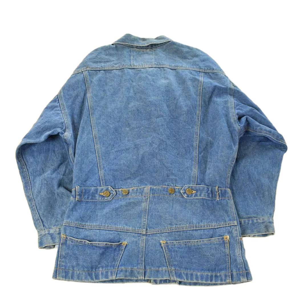 Vintage 1990s American Beauties Denim Jean Jacket Women's Large - Image 2