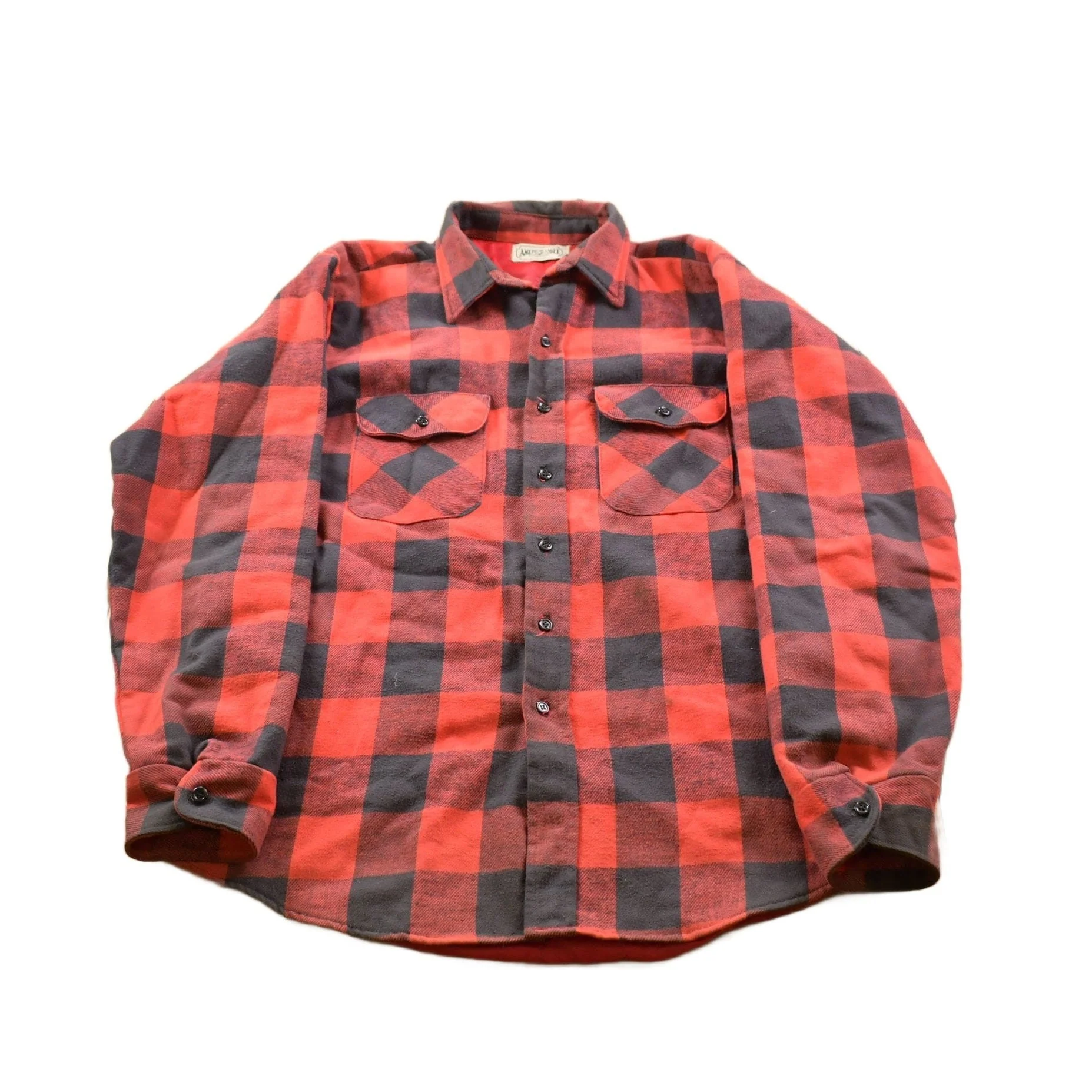 Vintage 1990s American Eagle Plaid Insulated Outdoors Jacket Men's Large