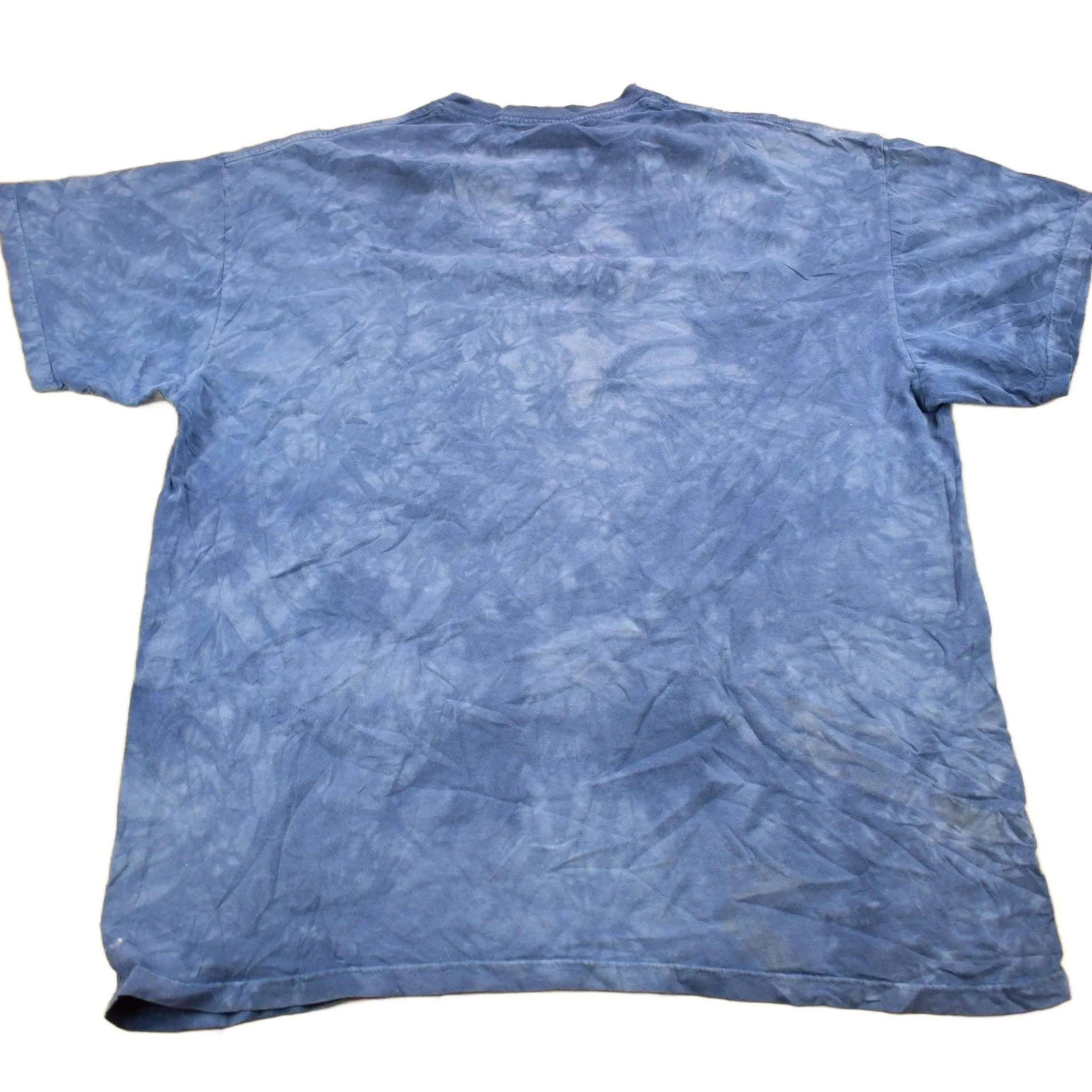 Vintage 1990s American Flag Bald Eagle Graphic Tie Dye T-Shirt Men's 2XL - Image 2