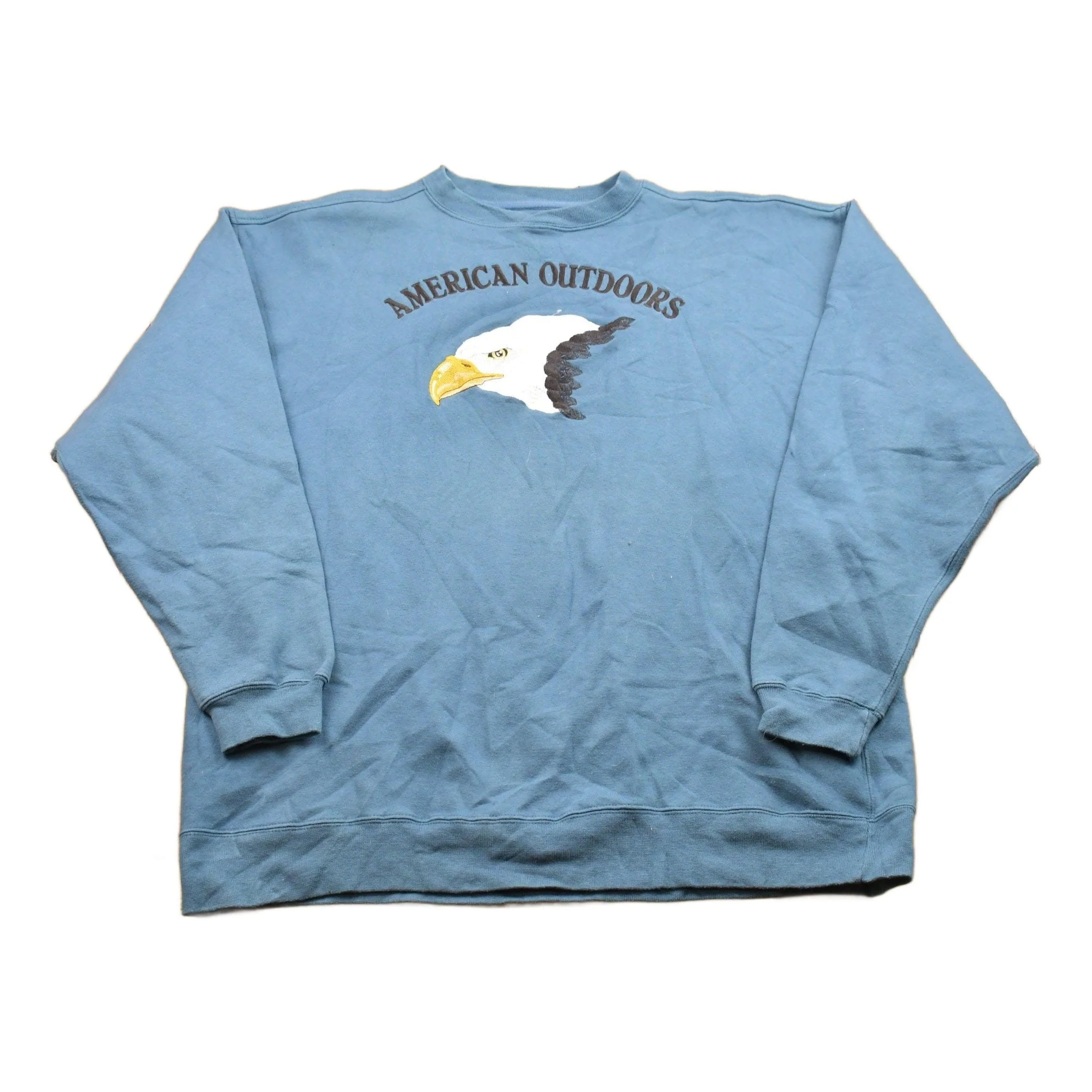 Vintage 1990s American Outdoors Crewneck Sweatshirt Men's XL