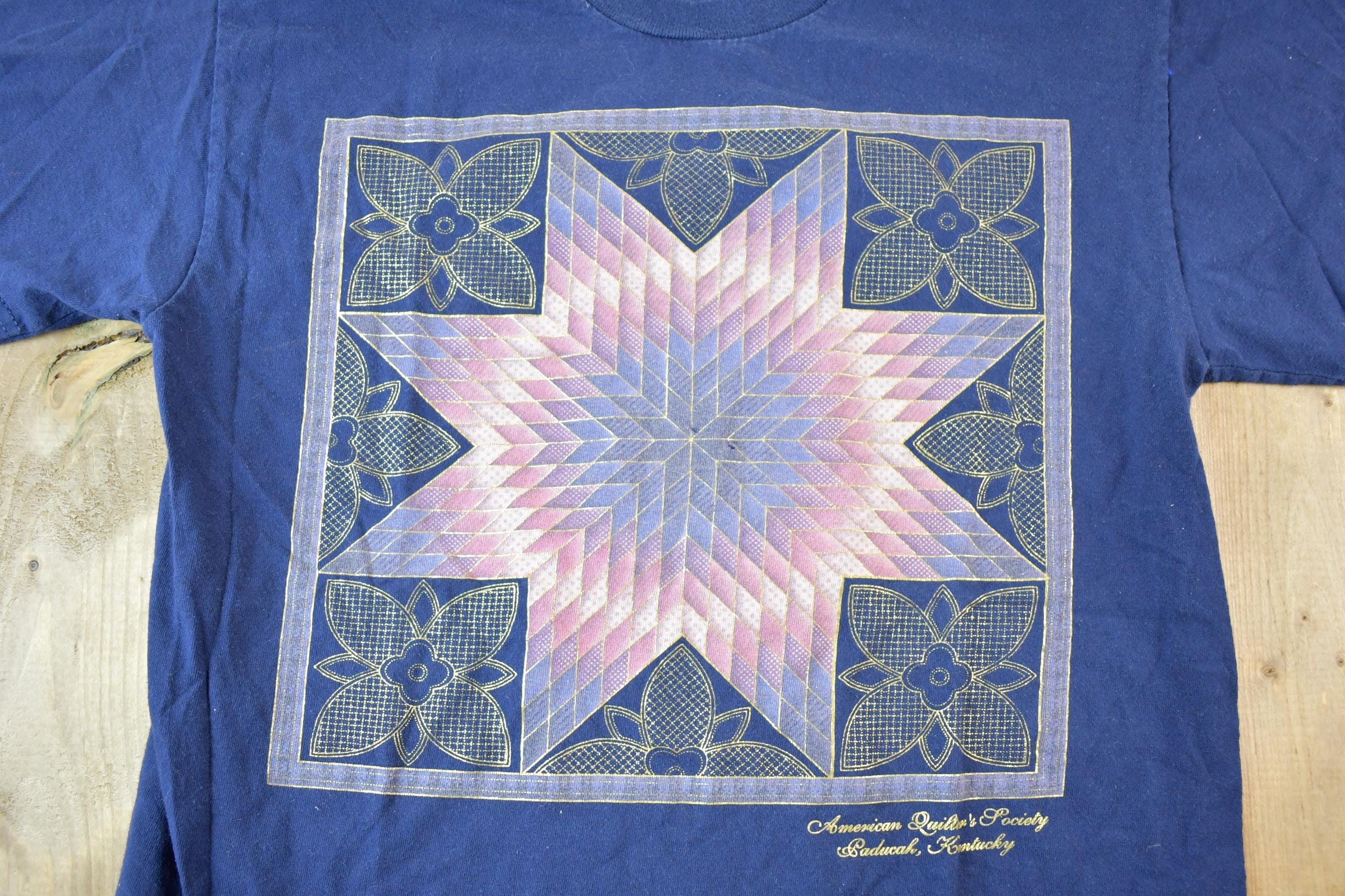 Vintage 1990s American Quilters Society Souvenir T-Shirt Women's M - Image 3