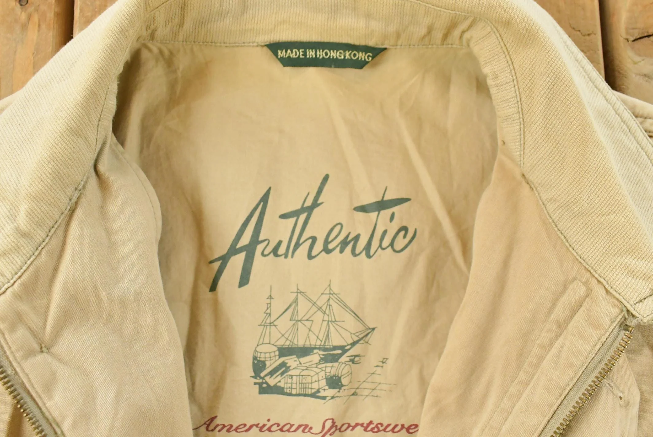 Vintage 1990s American Sportswear Chore Field Jacket Men's Medium - Image 6