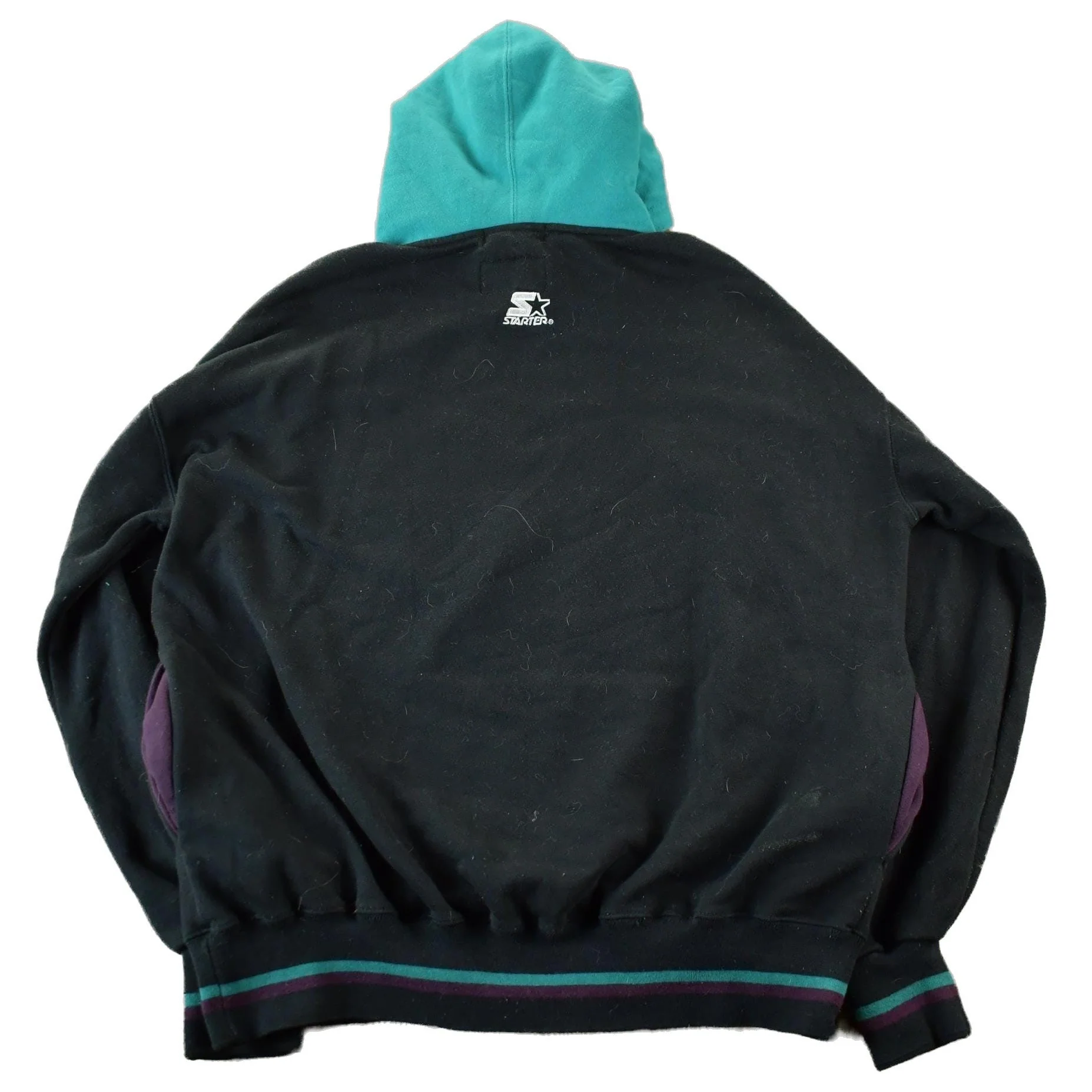 Vintage 1990s Anaheim Mighty Ducks NHL Hockey Hoodie Sweatshirt Men's XL - Image 2