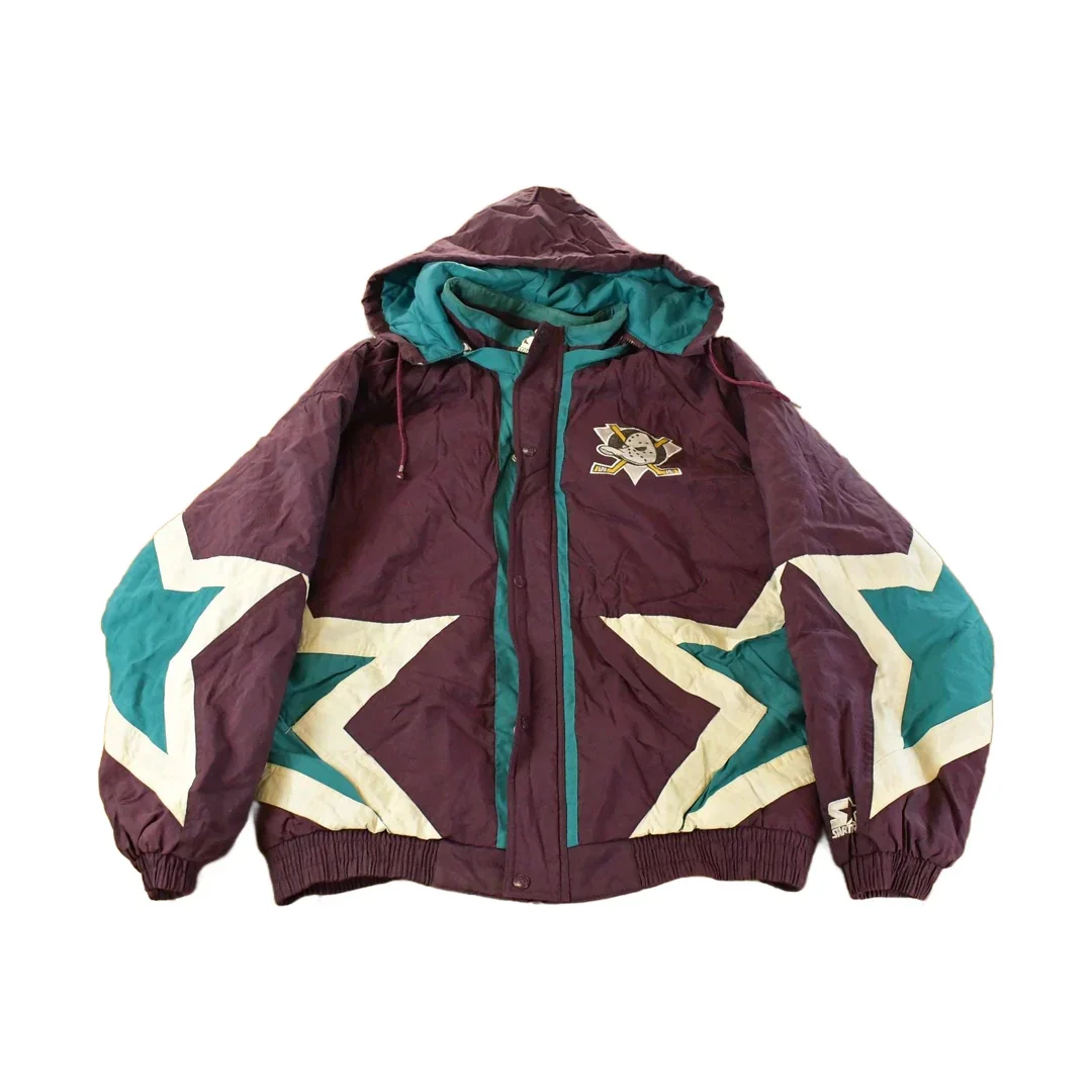 Vintage 1990s Anaheim Mighty Ducks NHL Starter Jacket Men's Large