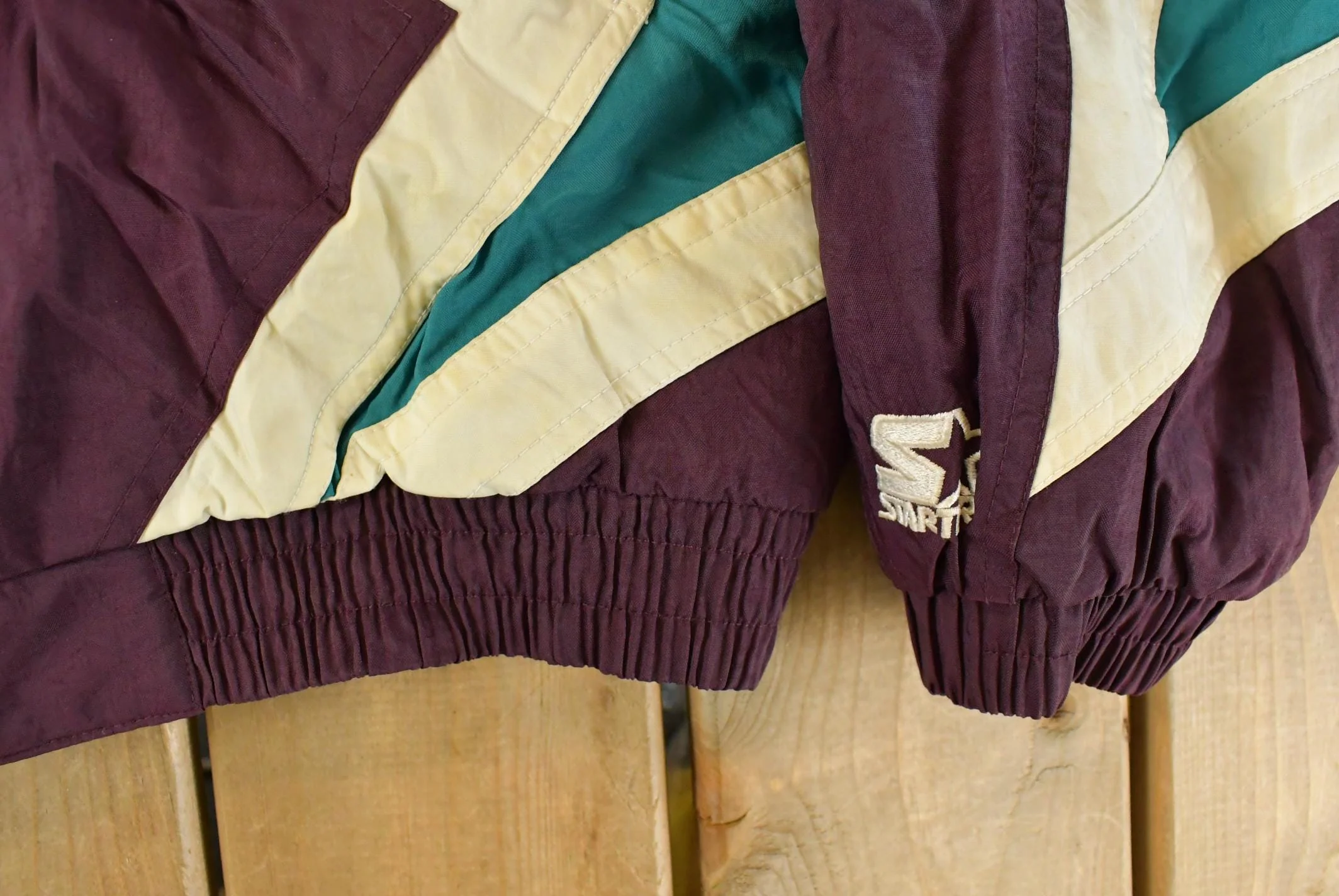 Vintage 1990s Anaheim Mighty Ducks NHL Starter Jacket Men's Large - Image 3